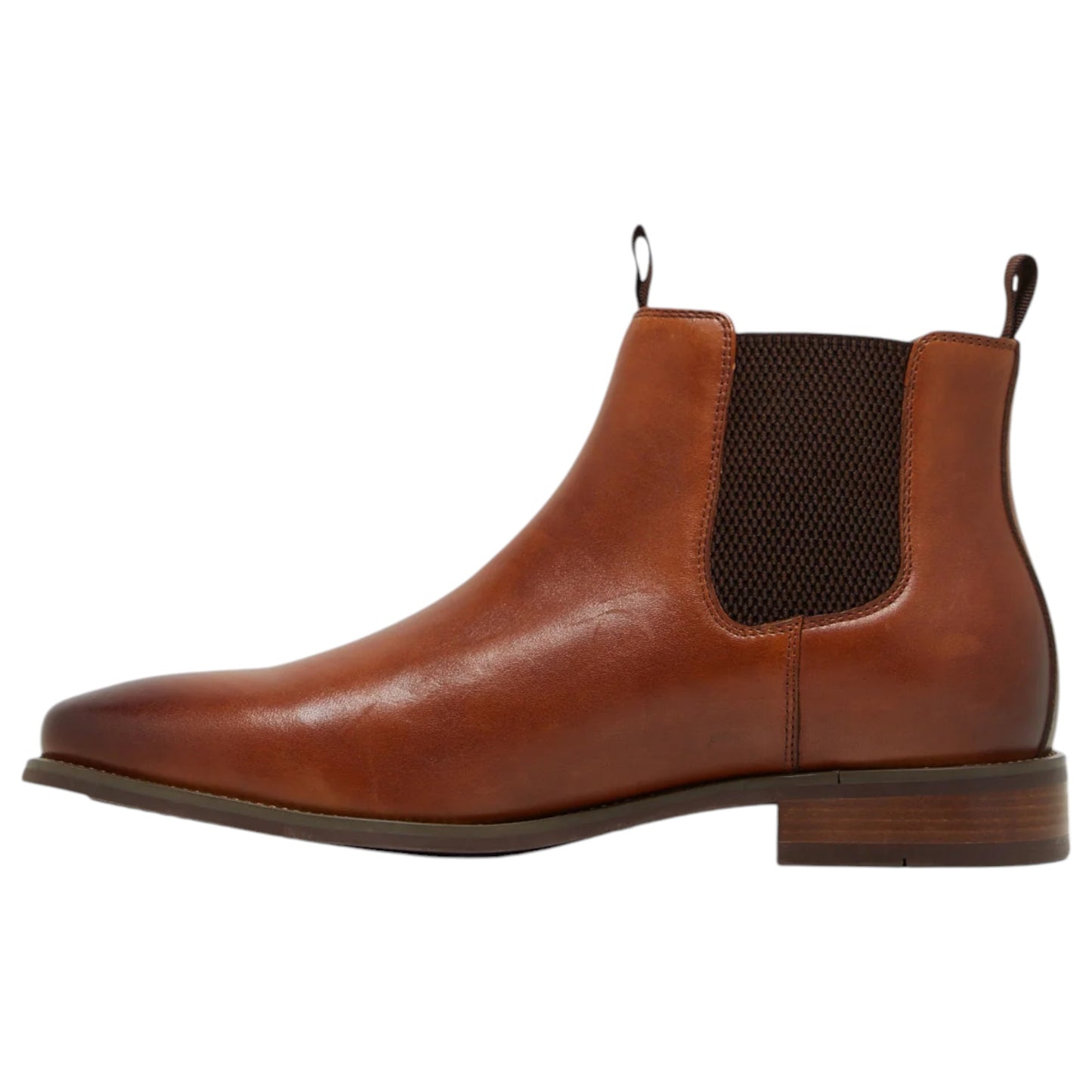 Mens Hush Puppies Wisconsin Boots Tan Burnish
