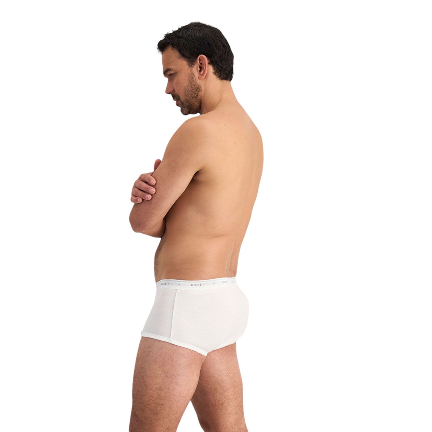Mens Jockey Y-Front Briefs Underwear White