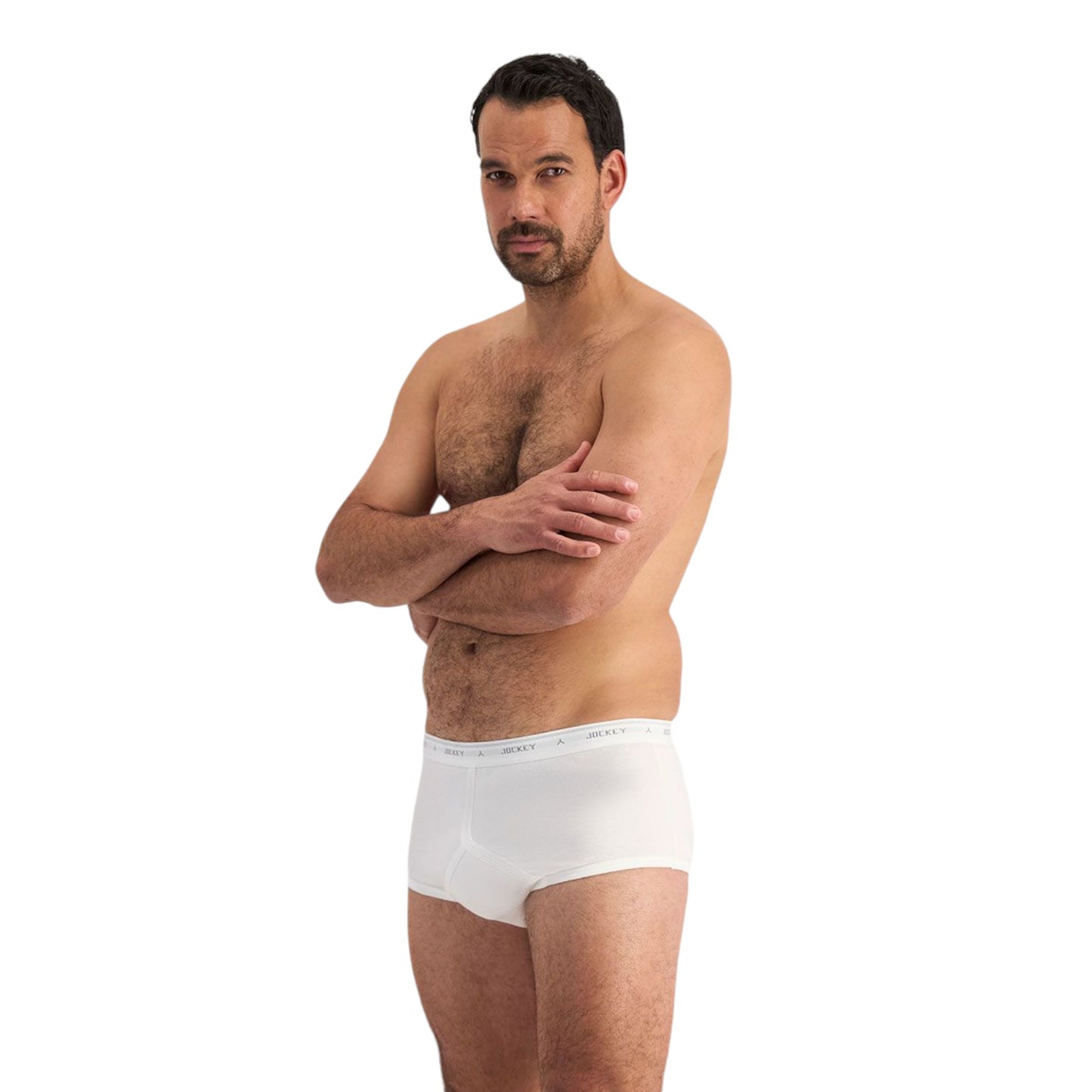 Mens Jockey Y-Front Briefs Underwear White