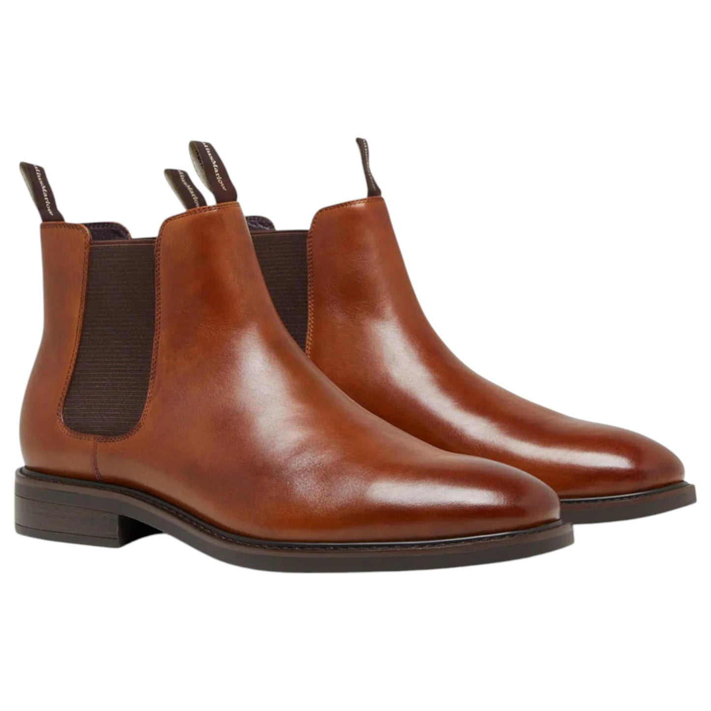 Mens Julius Marlow Gaucho Boots Cognac