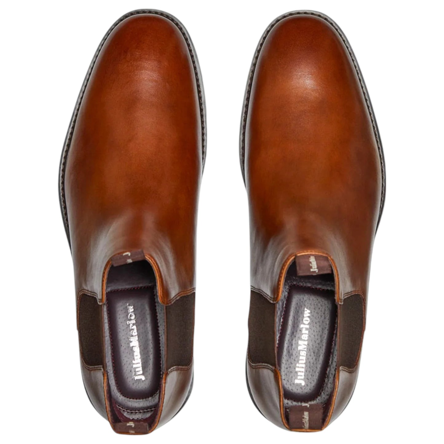 Mens Julius Marlow Gaucho Boots Cognac