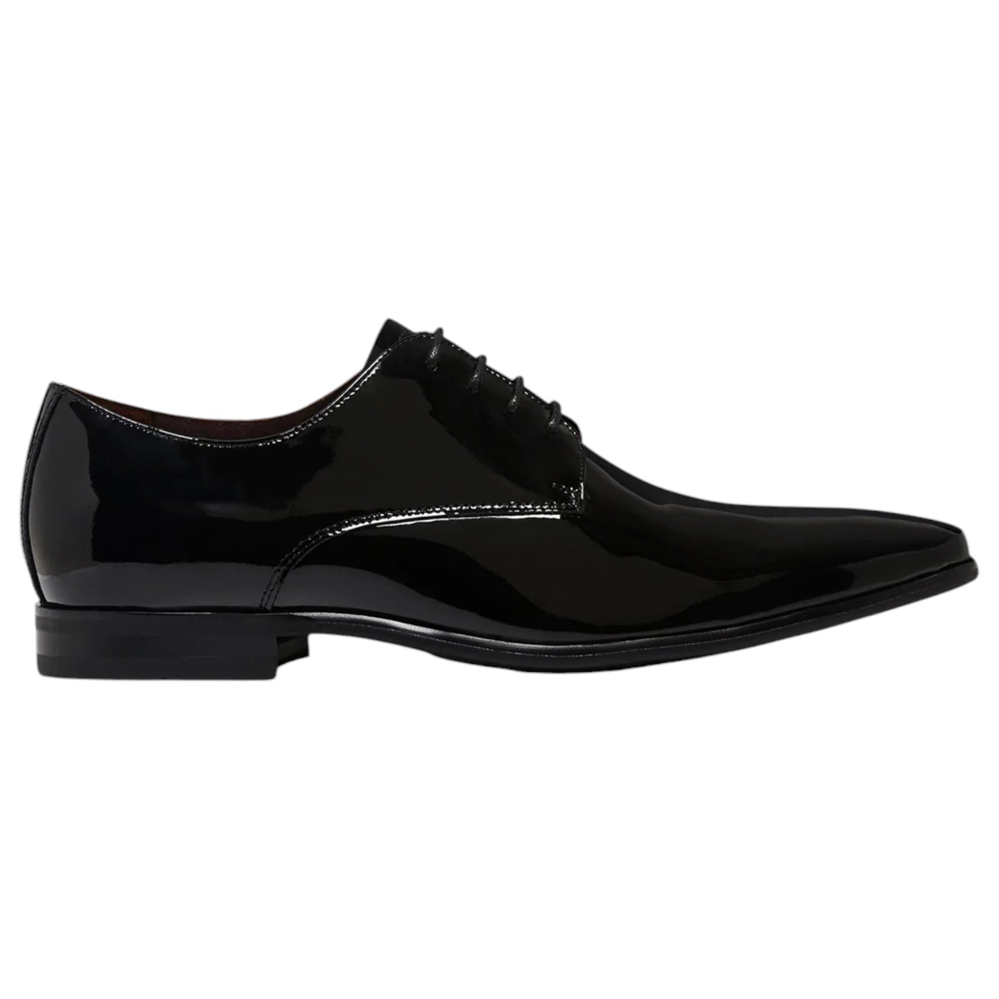 Mens Julius Marlow Jet Shoes Black Patent