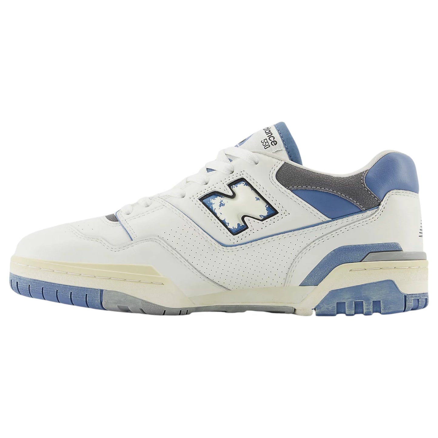 Mens New Balance 550 Shoes White/Blue