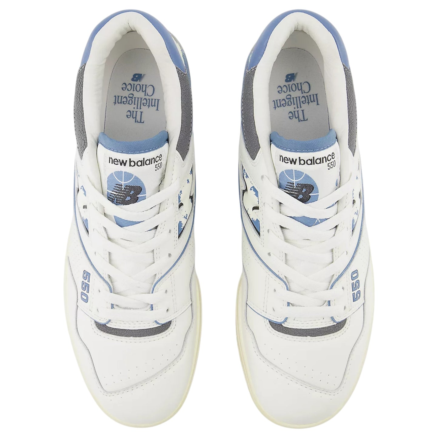 Mens New Balance 550 Shoes White/Blue