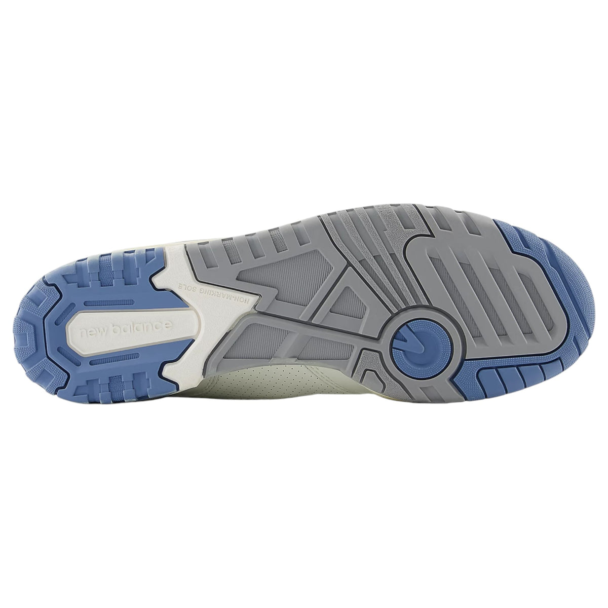 Mens New Balance 550 Shoes White/Blue