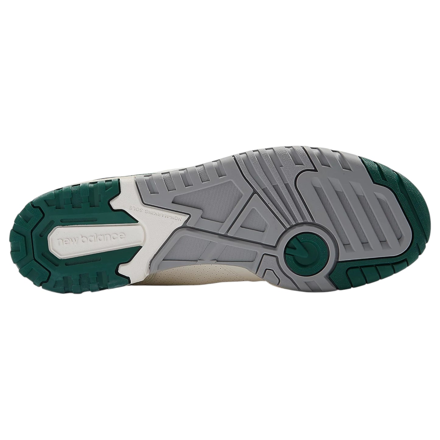 Mens New Balance 550 Shoes White/Green