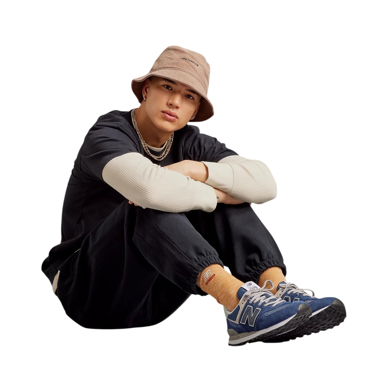 Mens New Balance 574 Shoes Navy Multi