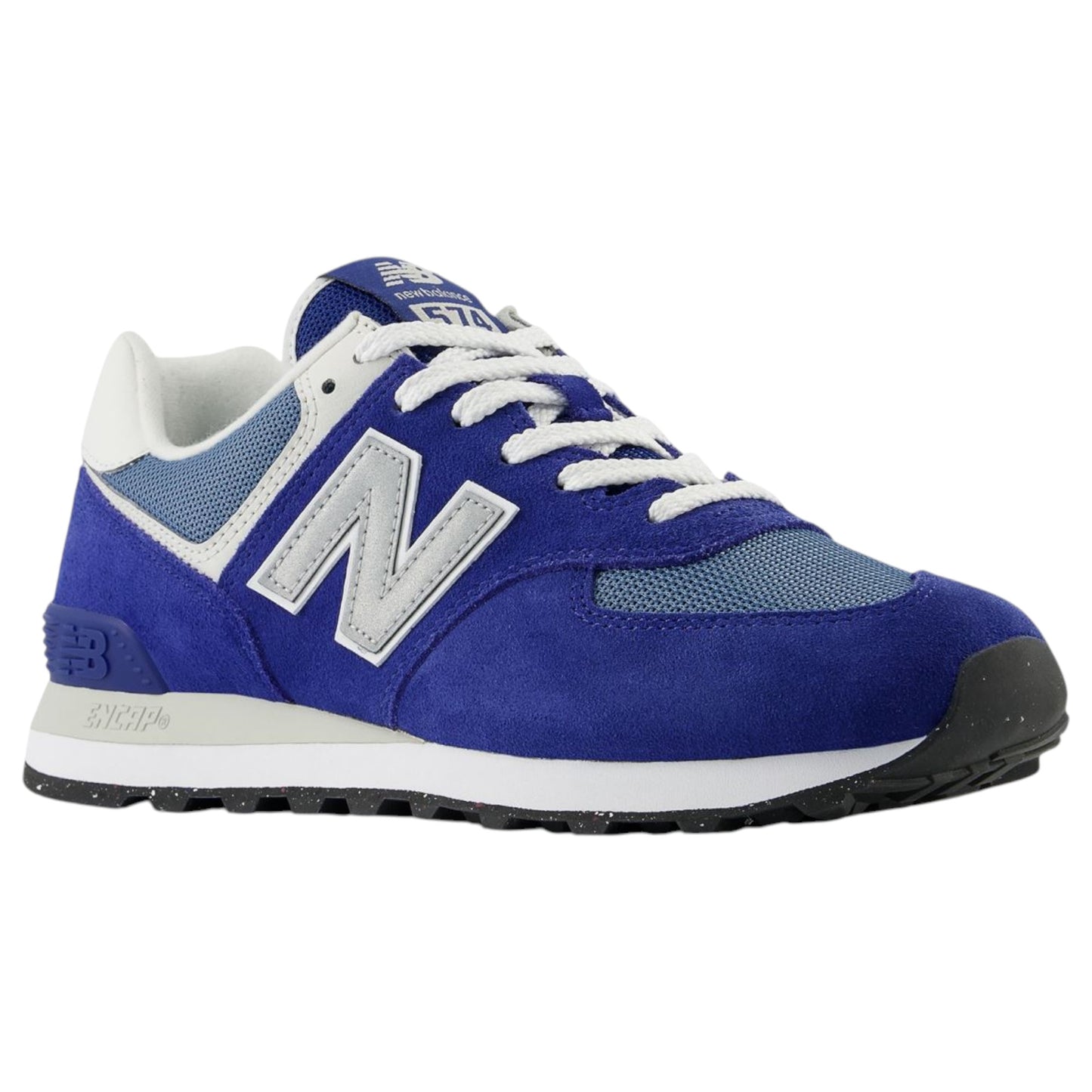 Mens New Balance 574 Shoes Navy/White