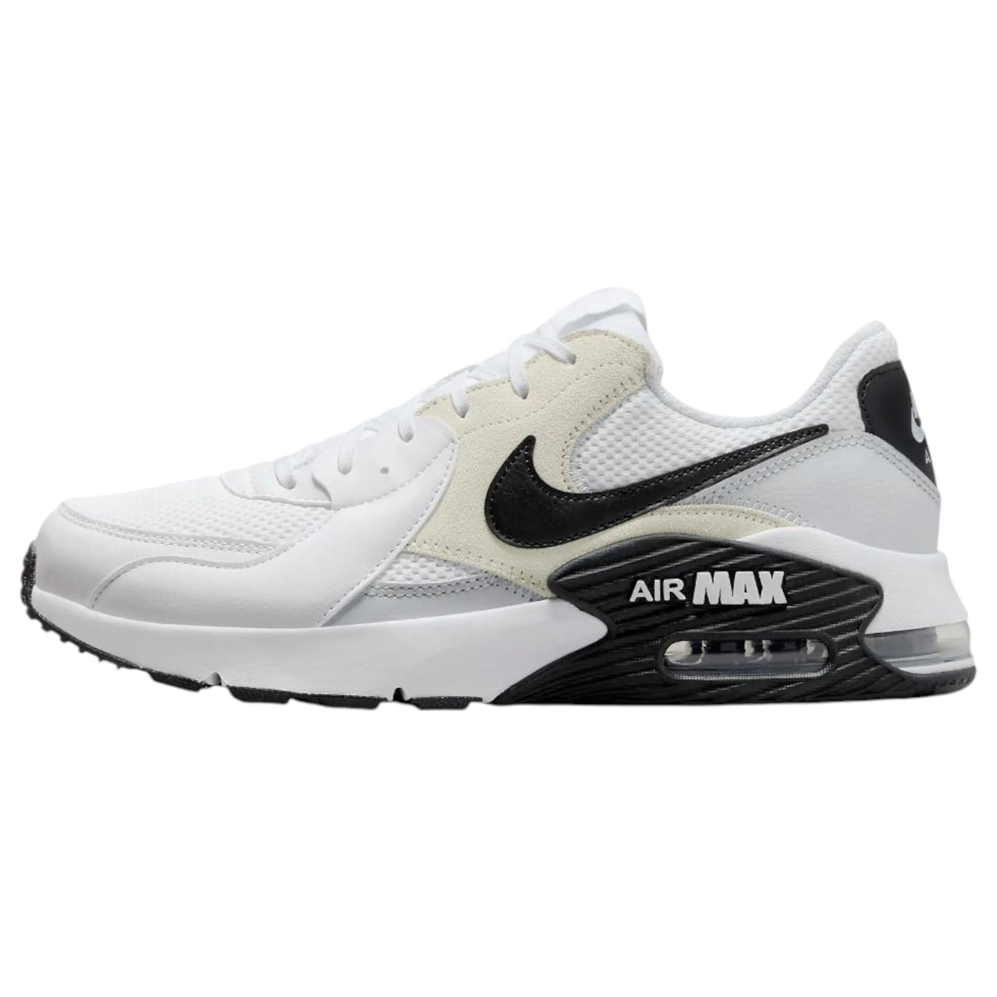 Mens Nike Air Max Excee 365 Shoes White/Black/Pure Platinum