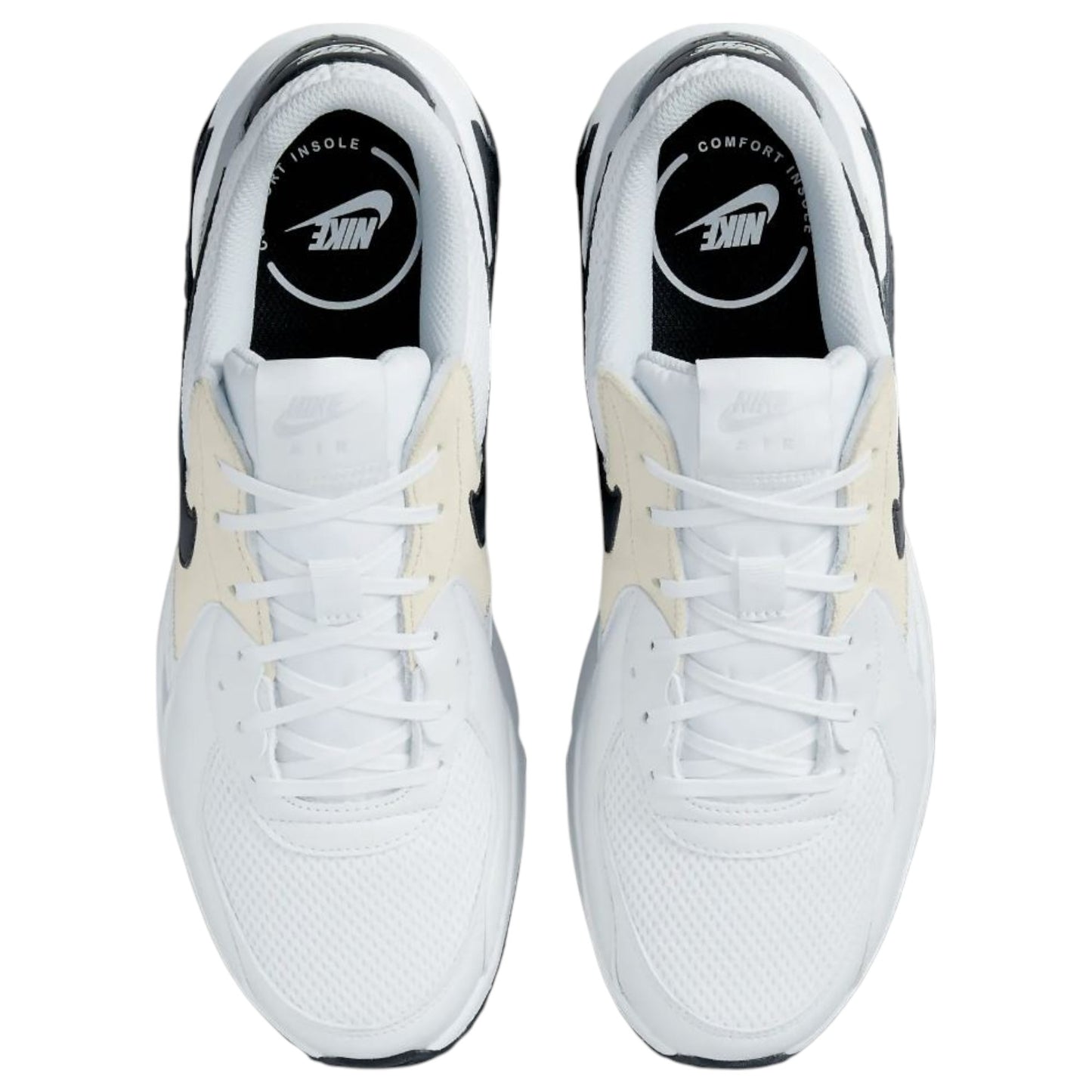 Mens Nike Air Max Excee 365 Shoes White/Black/Pure Platinum