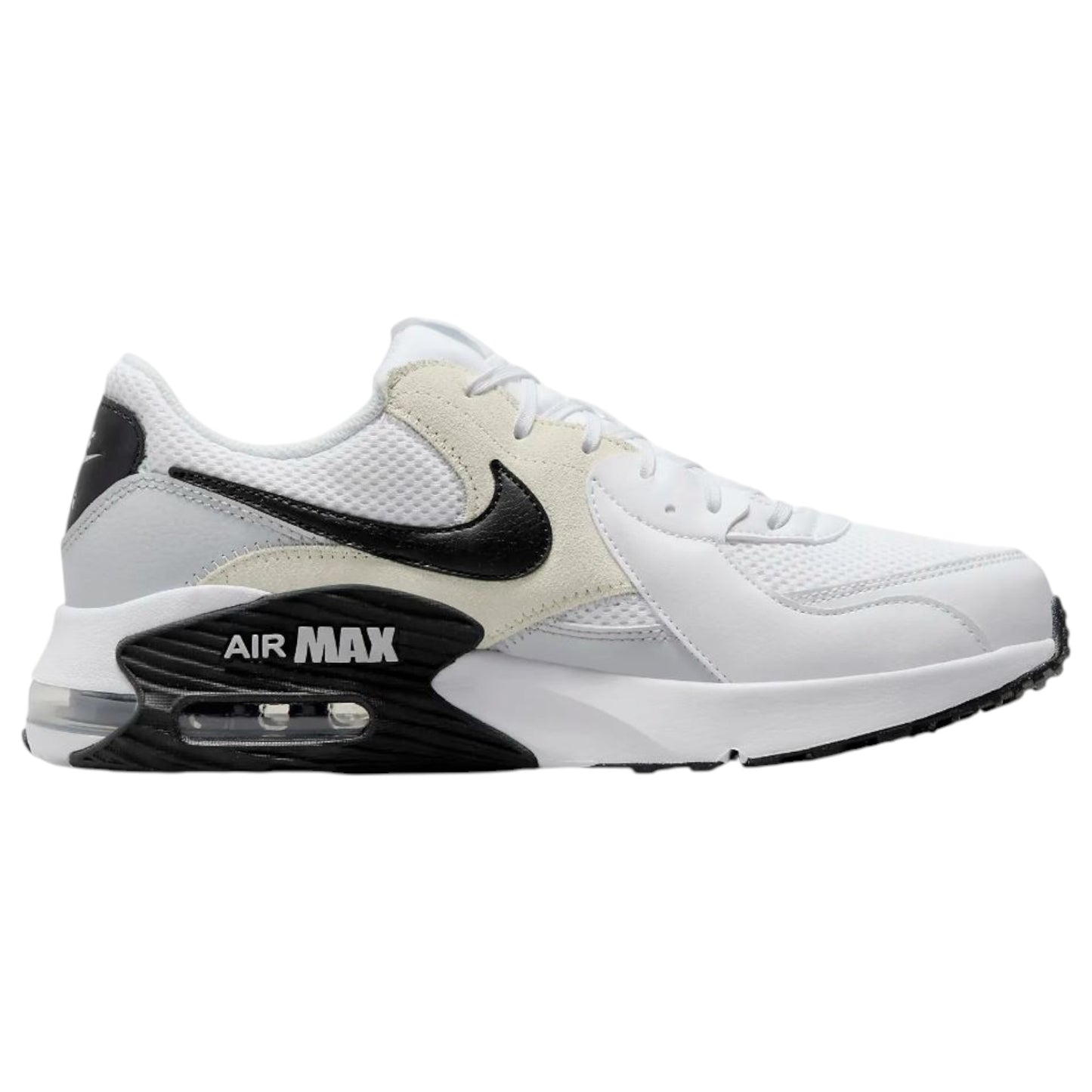 Mens Nike Air Max Excee 365 Shoes White/Black/Pure Platinum