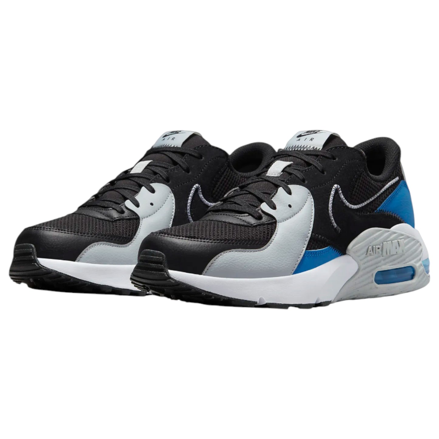 Mens Nike Air Max Excee Shoes Black/ Photo Blue/ White