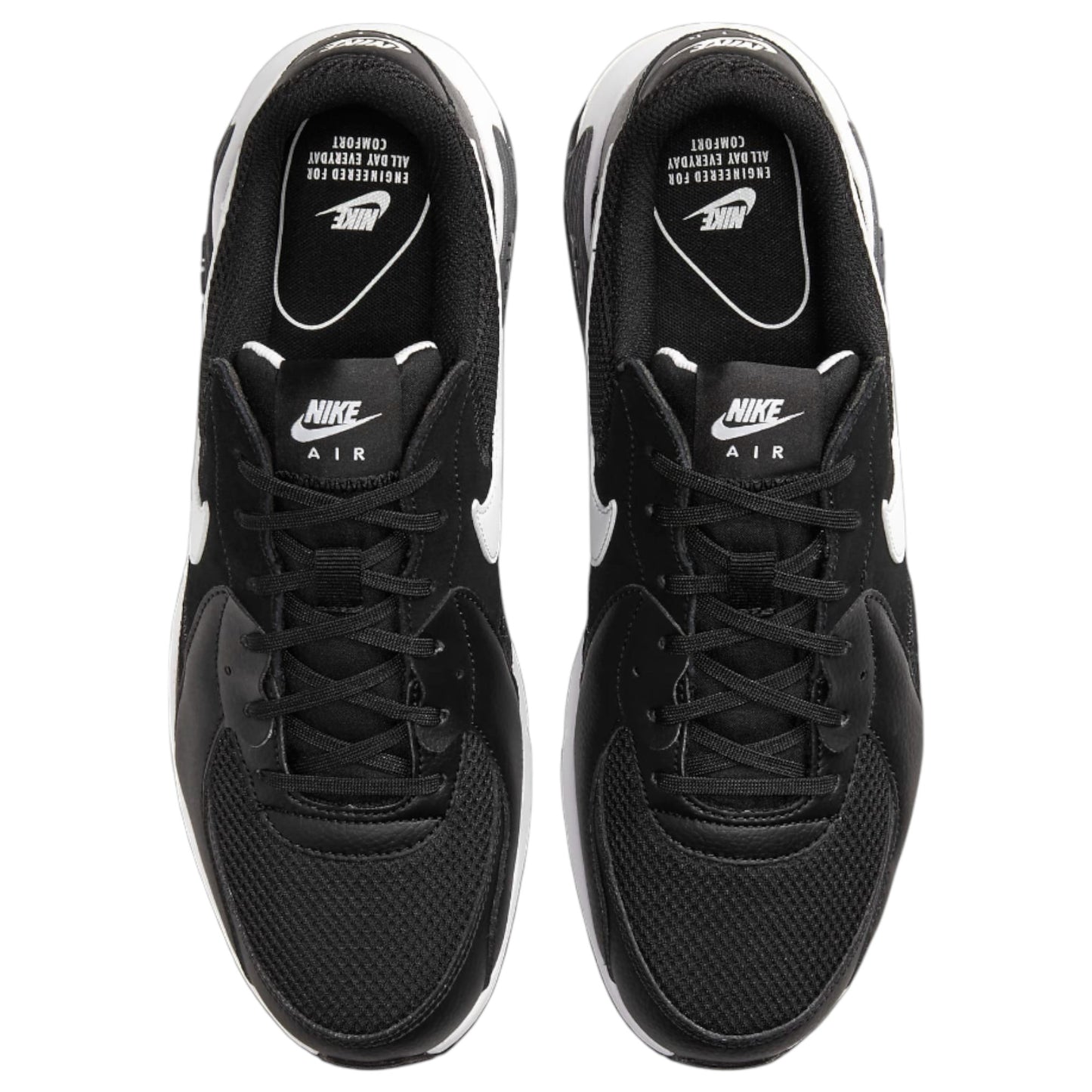 Mens Nike Air Max Excee Shoes Black/Dark Grey/White