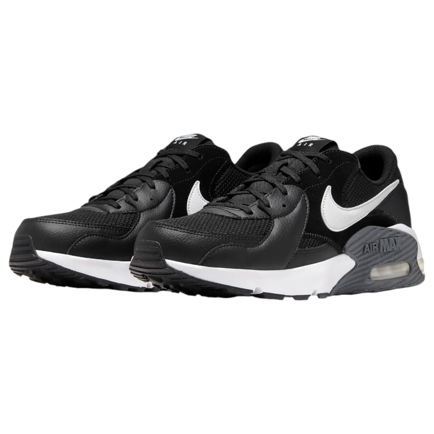 Mens Nike Air Max Excee Shoes Black/Dark Grey/White