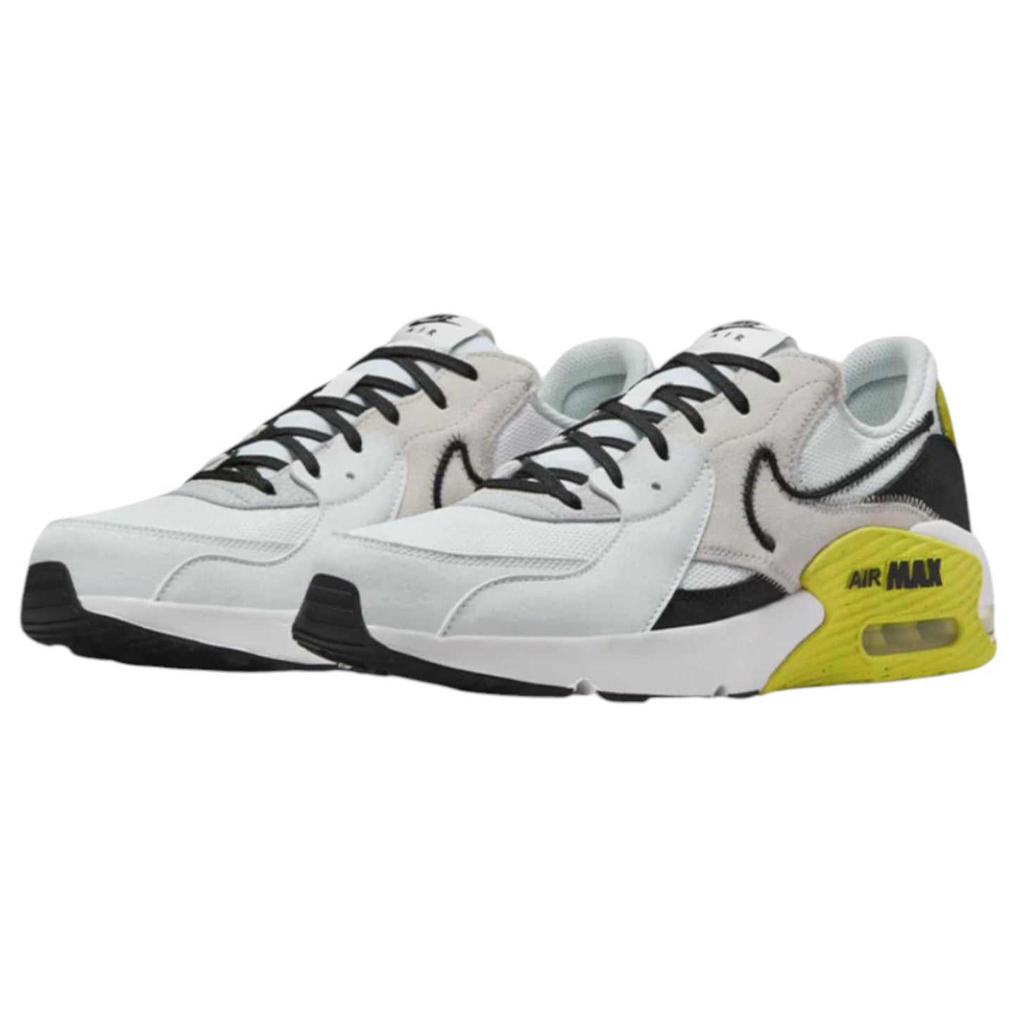 Mens Nike Air Max Excee Shoes White/Cactus/Platinum