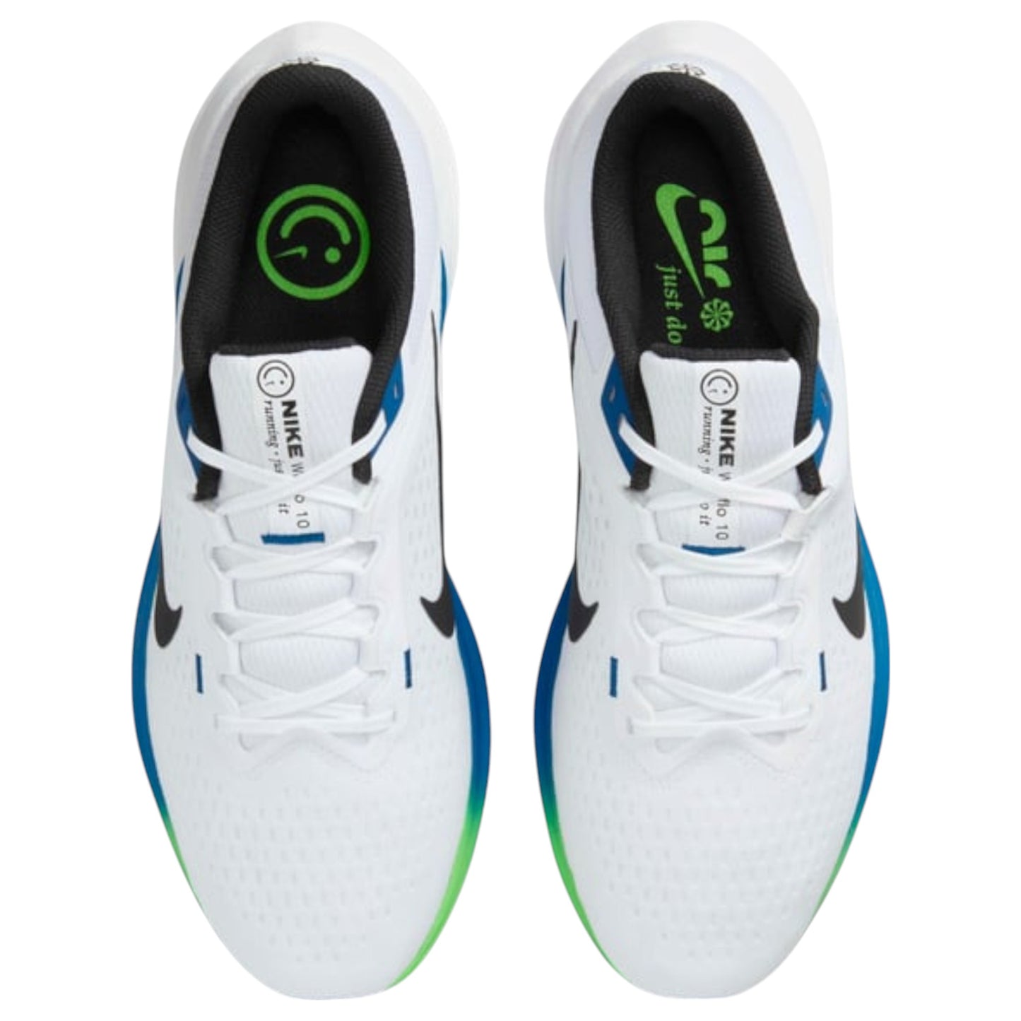 Mens Nike Air Winflo 10 Shoes White/Blue