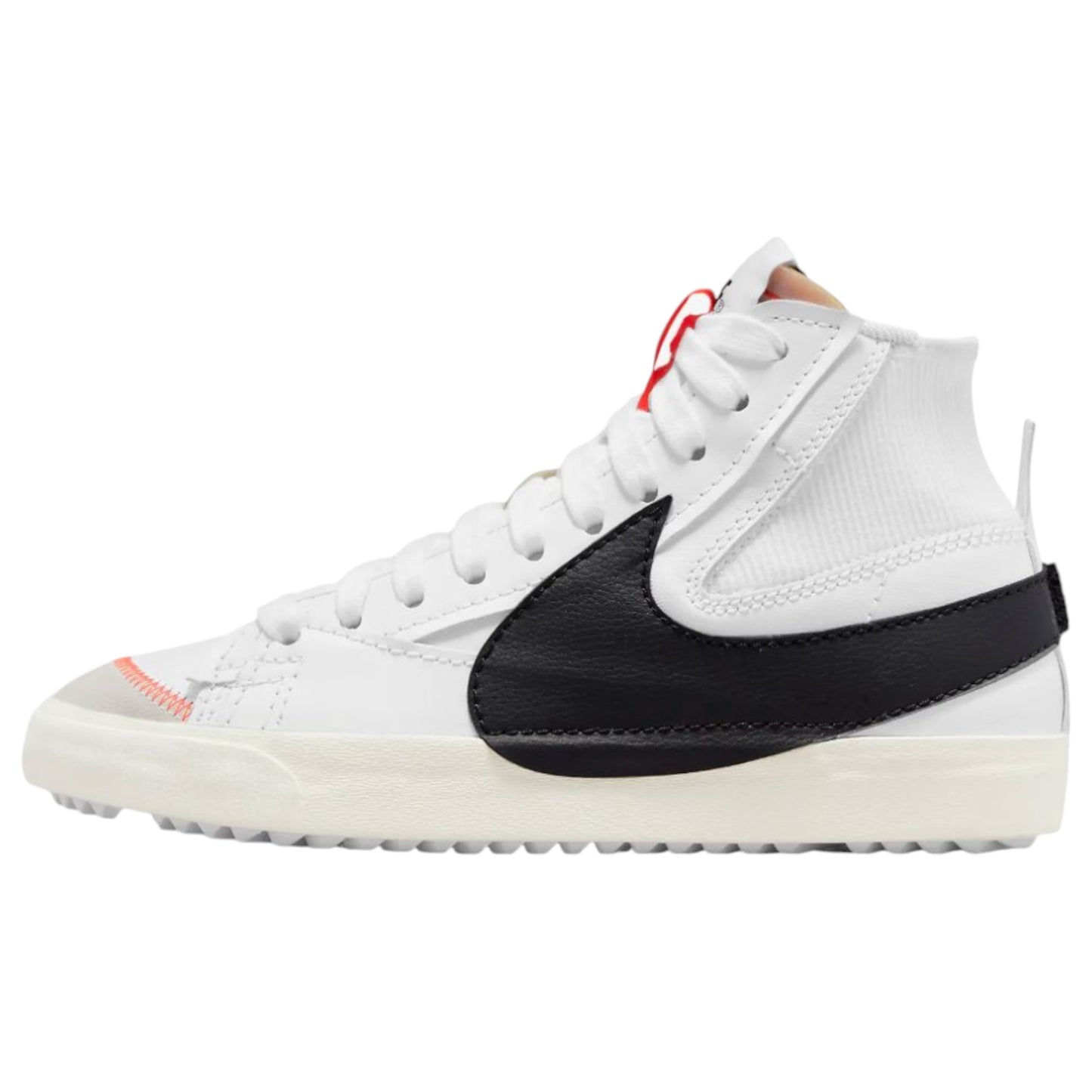 Mens Nike Blazer Mid 77 Jumbo Shoes White/Black
