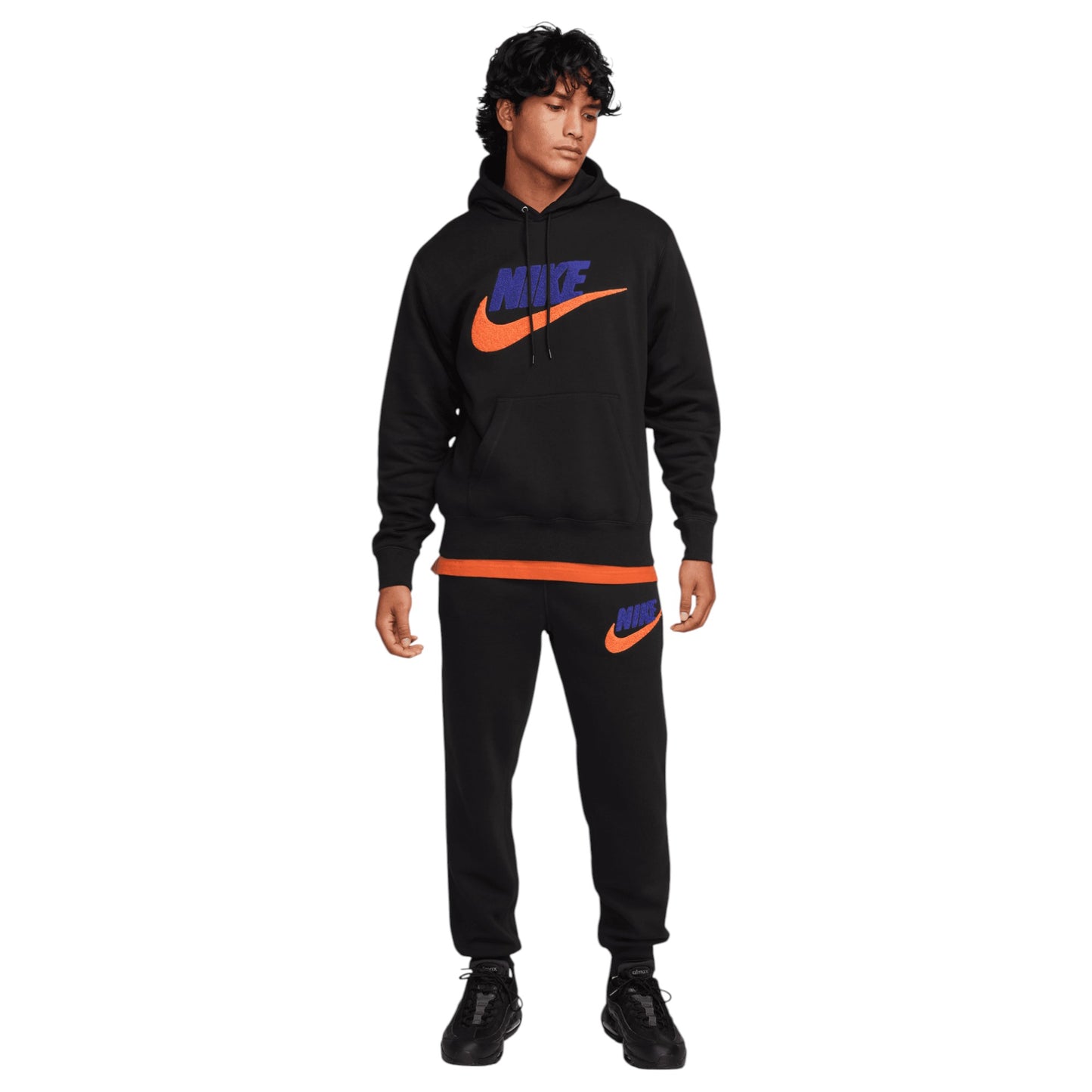 Mens Nike Club Fleece Sportswear Trackies Black