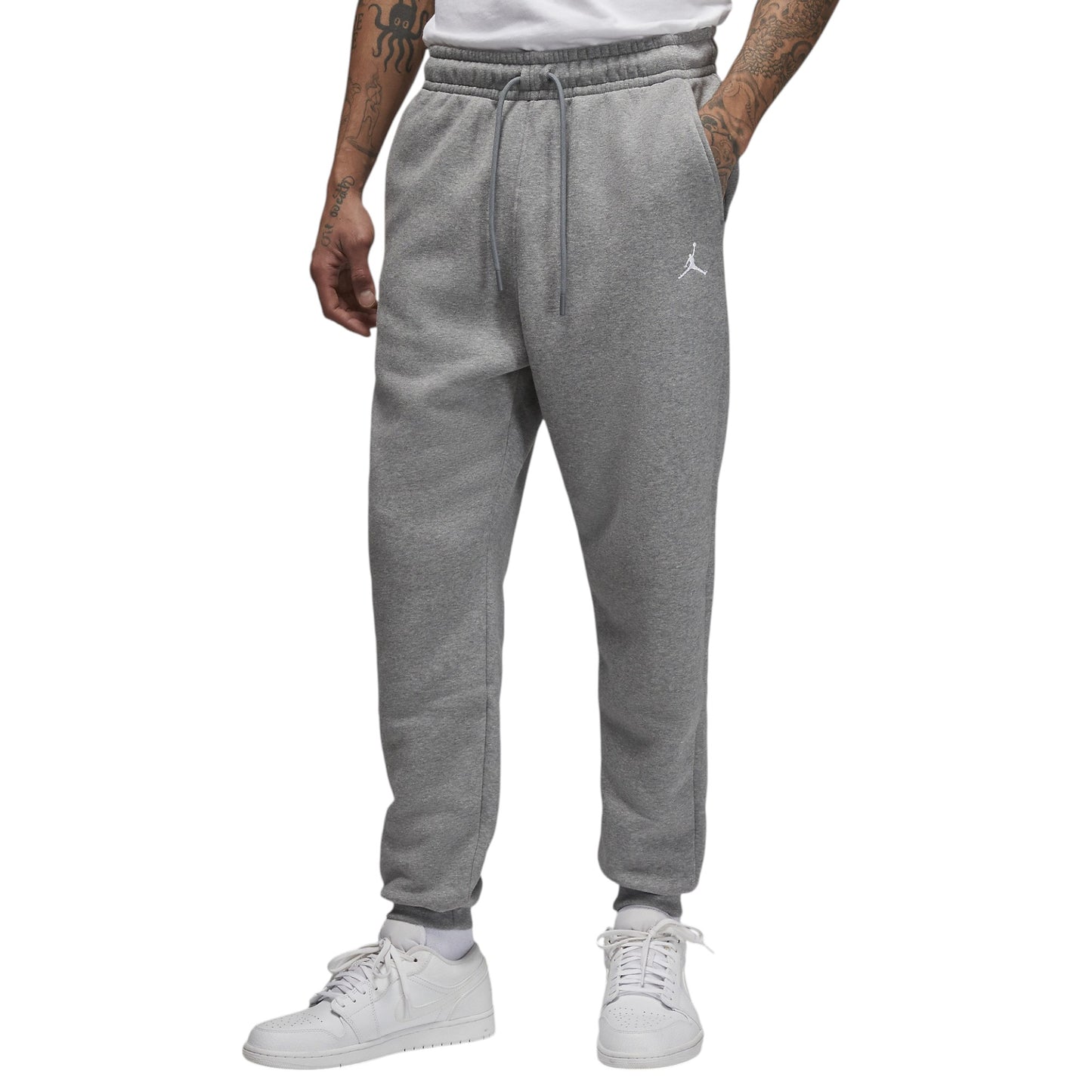 Mens Nike Jordan Brooklyn Fleece Sportswear Trackies Grey