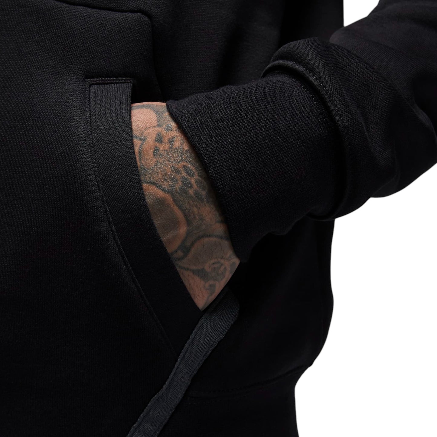 Mens Nike Jordan Paris Saint-Germain Fleece Hoodie Black