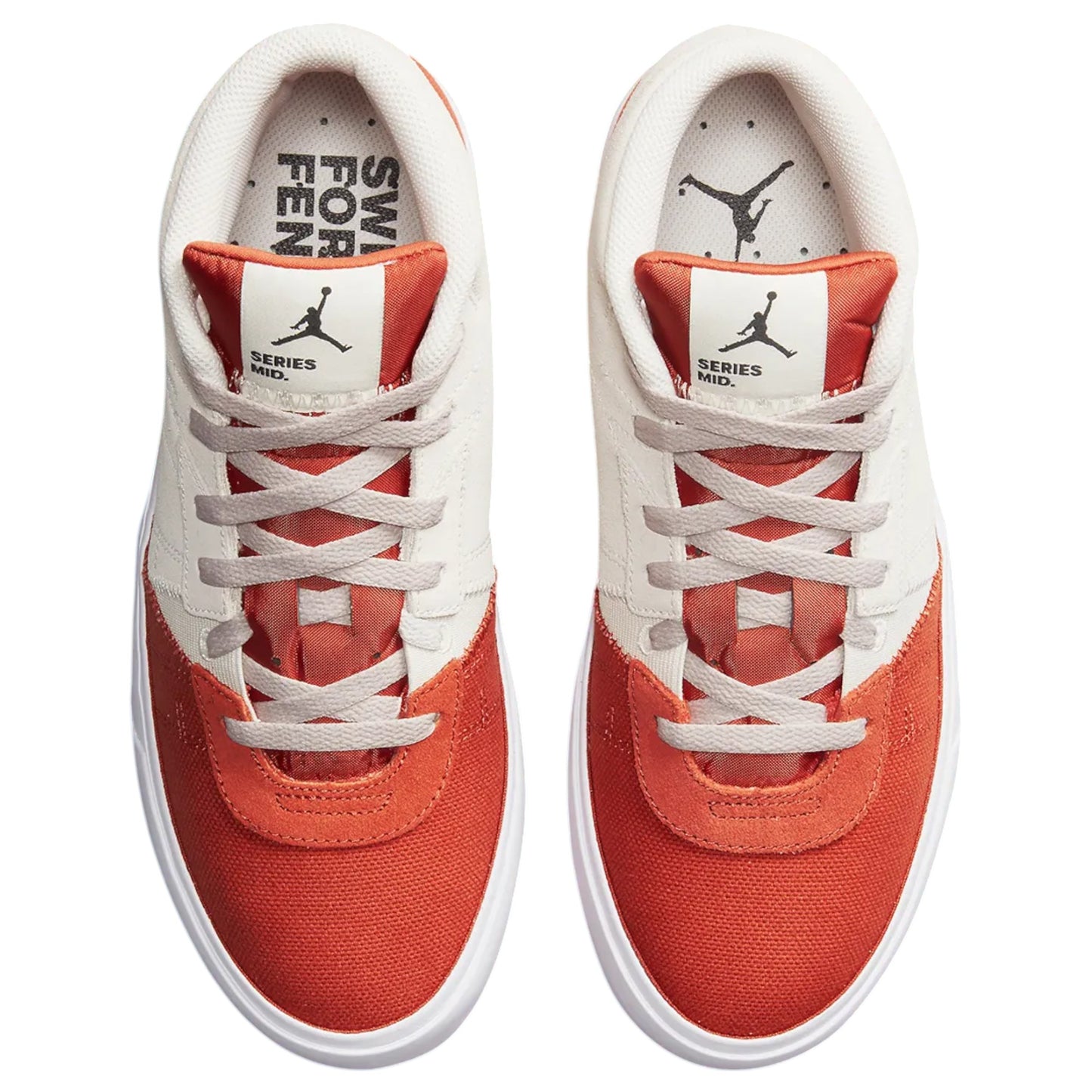 Mens Nike Jordan Series Mid Shoes Phantom/ Mantra Orange