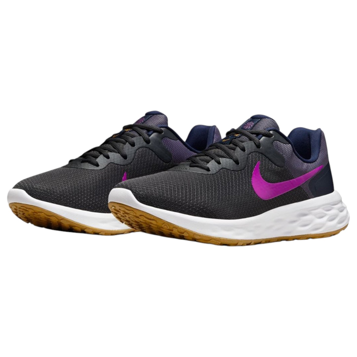 Mens Nike Revolution 6 Next Nature Shoes Anthracite Vivid Purple
