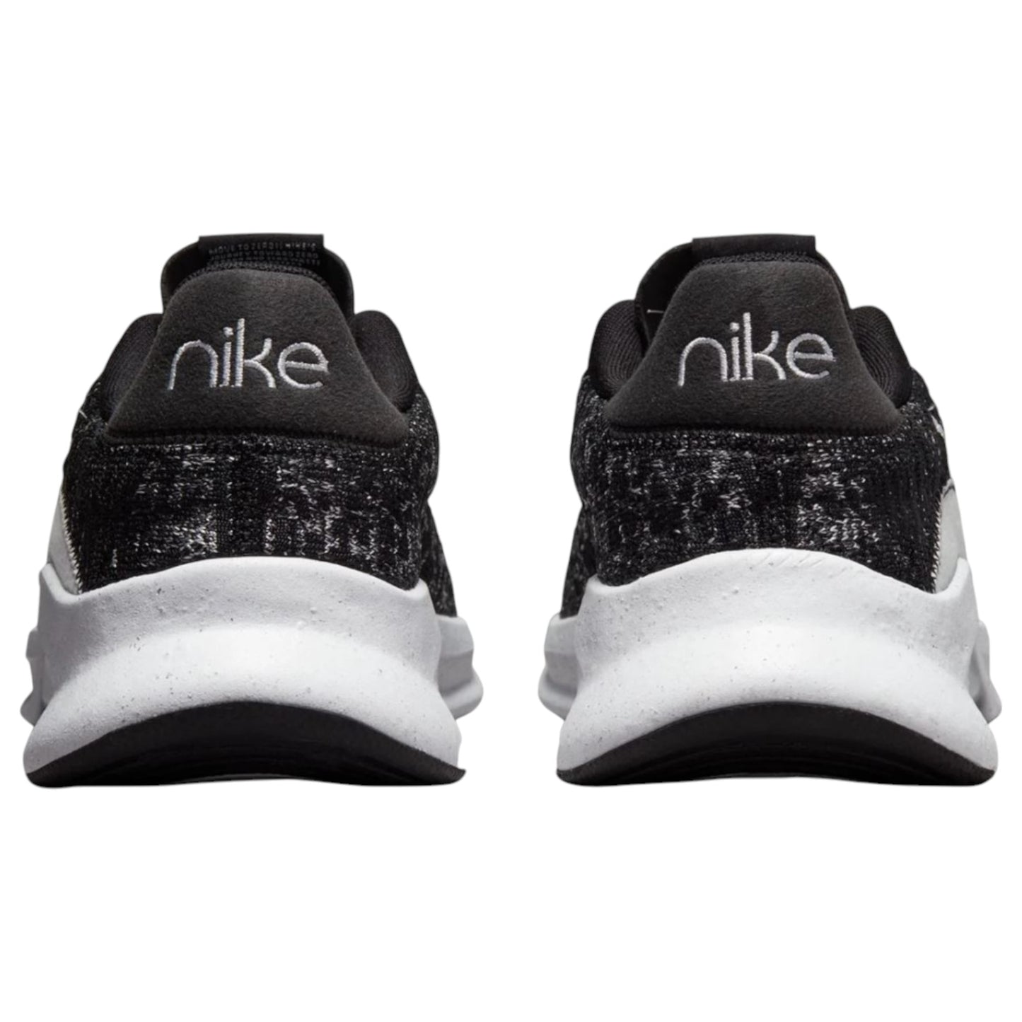 Mens Nike Nike SuperRep Go 3 Next Nature Flyknit Shoes Black/Platinum