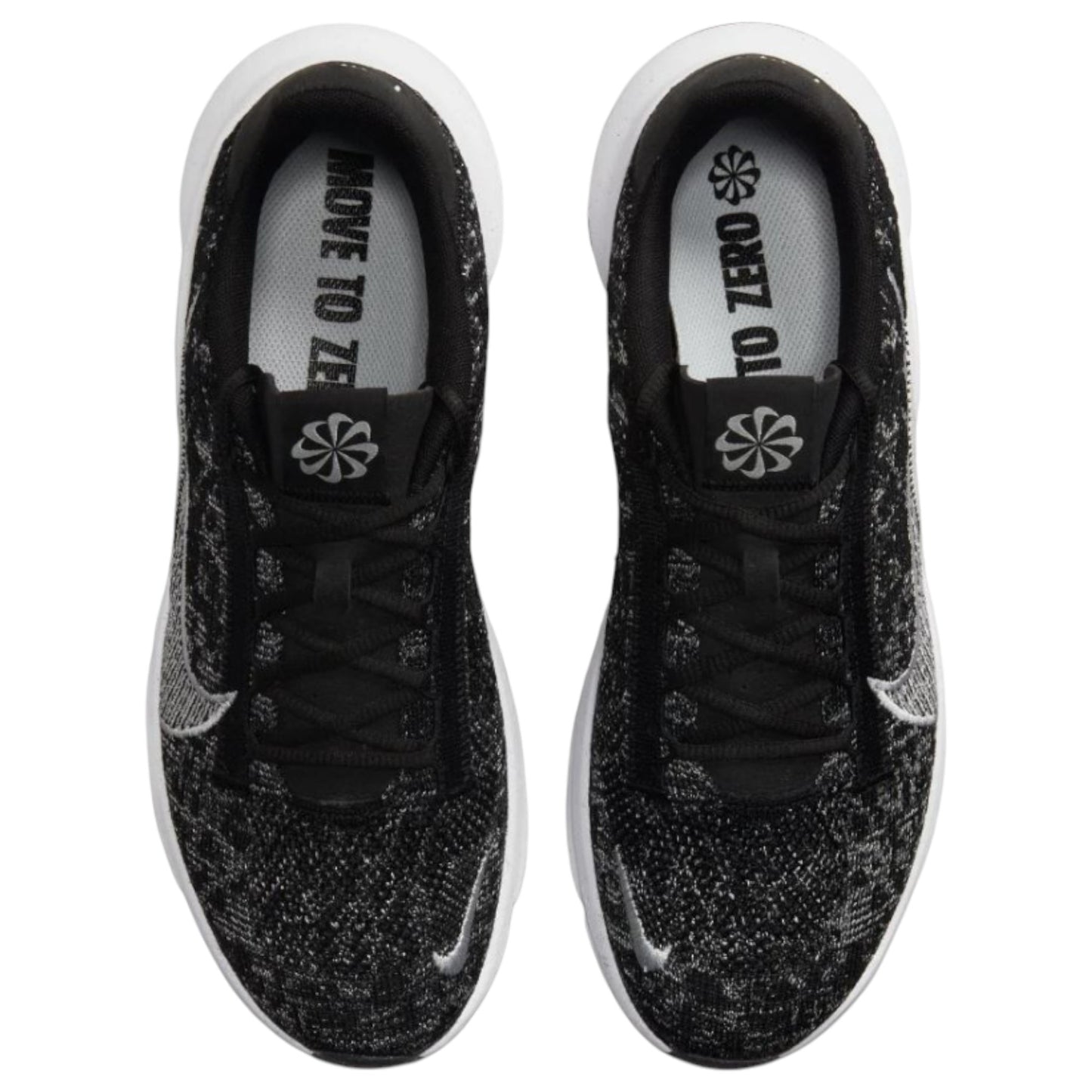 Mens Nike Nike SuperRep Go 3 Next Nature Flyknit Shoes Black/Platinum