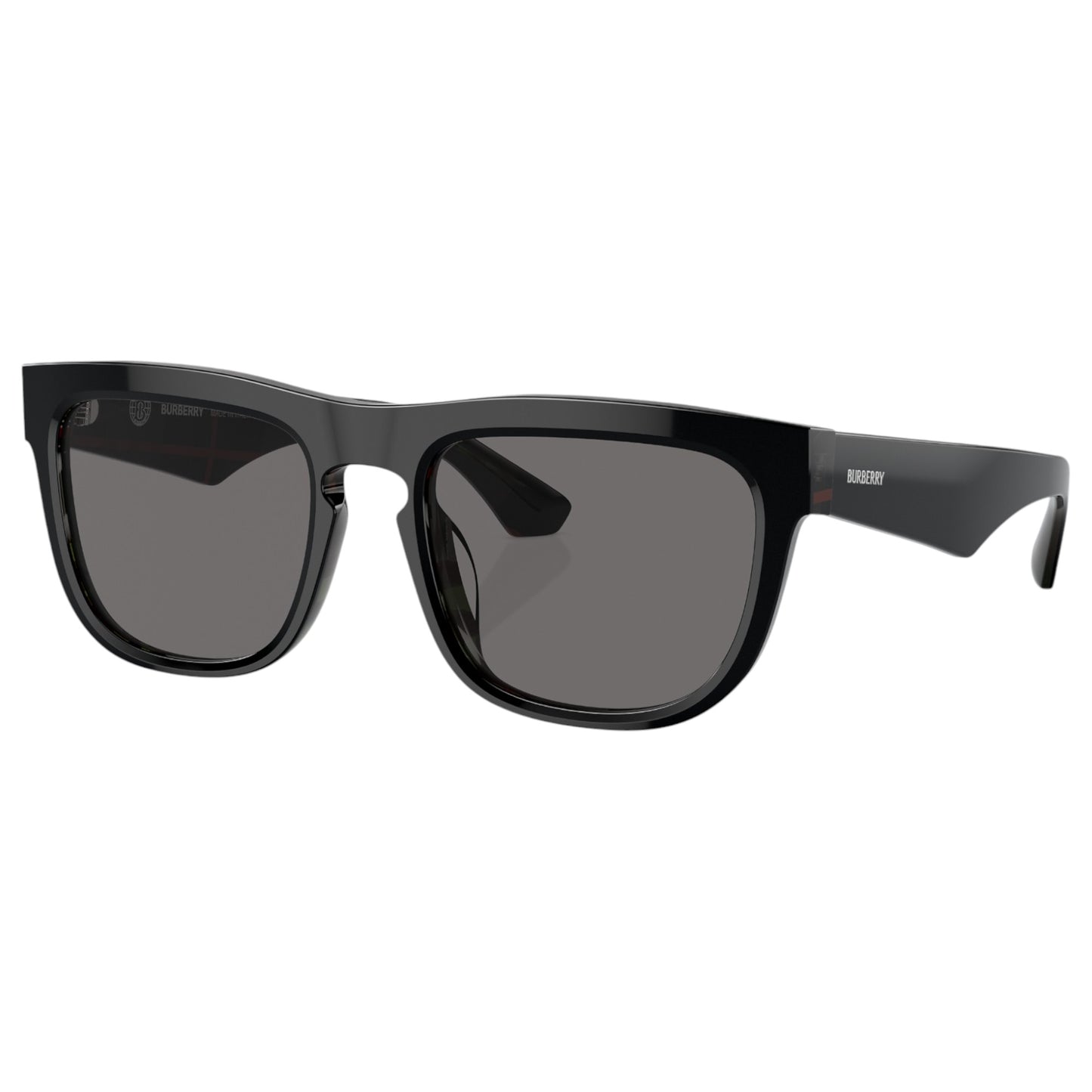 Mens Burberry BE4431U Polarized Sunglasses Black/Grey