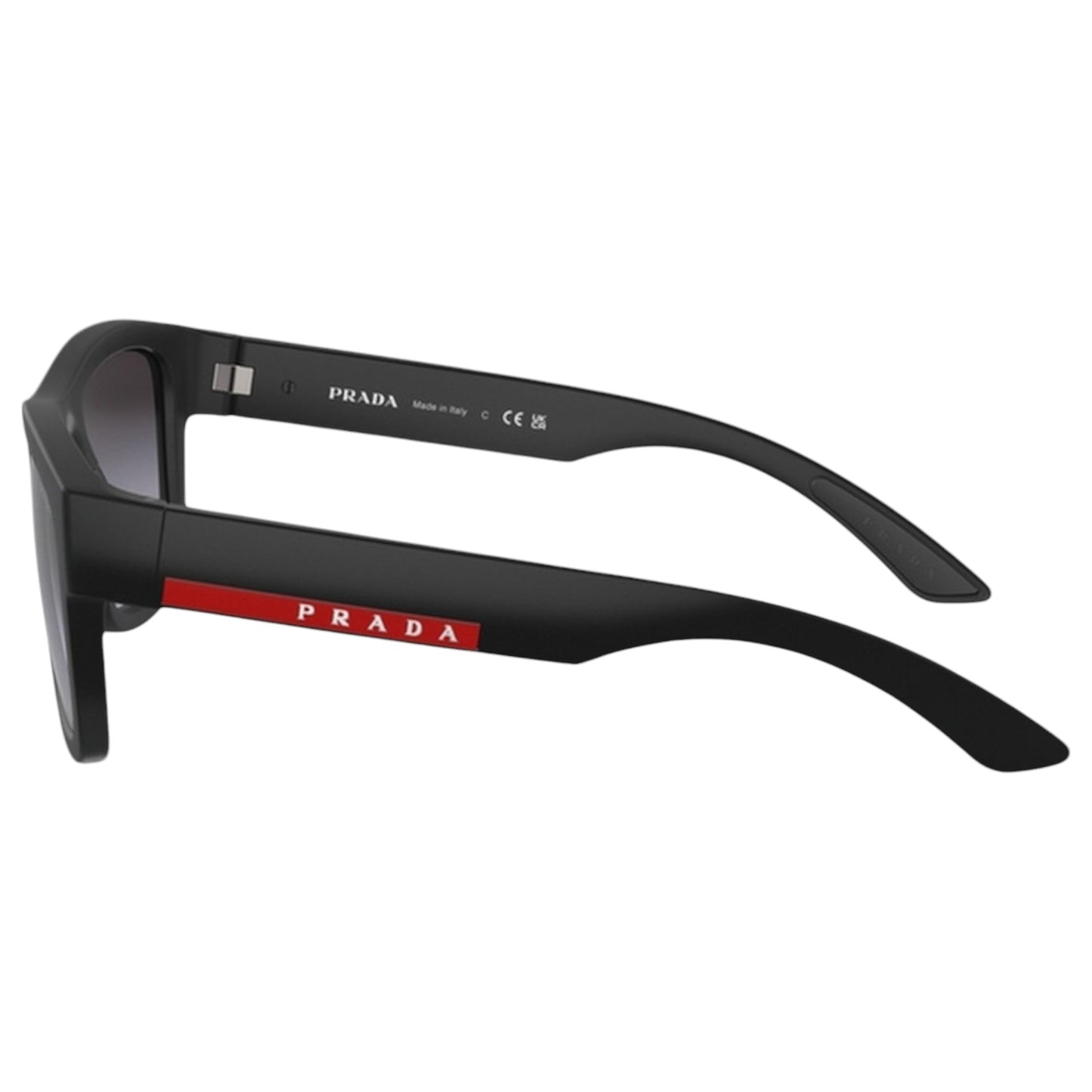 Mens Prada Linea Rossa PS01ZS Sunglasses Matte Black/Dark Grey