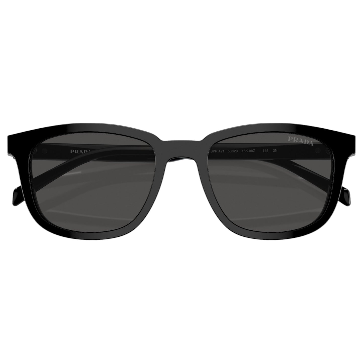 Mens Prada PRA21S Sunglasses Black/Dark Grey
