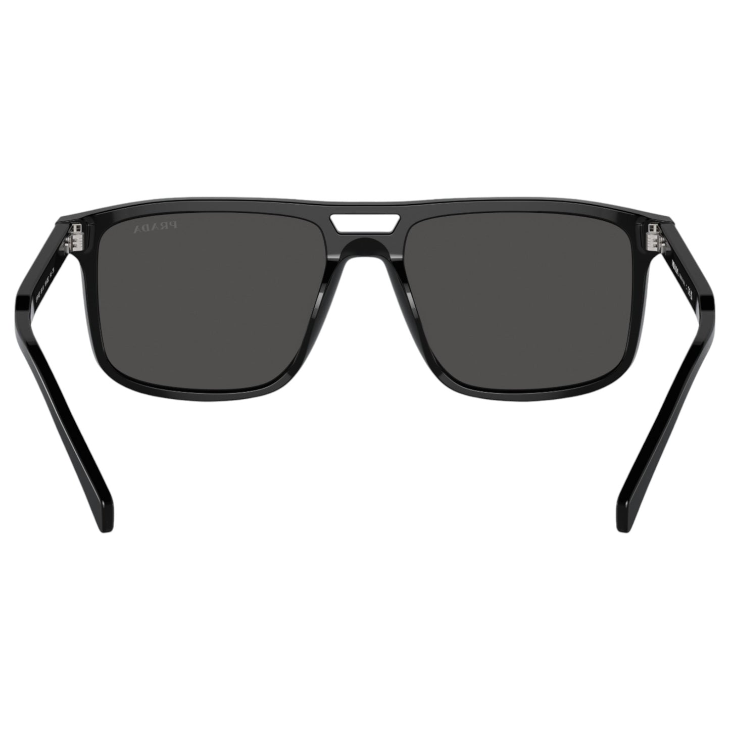 Mens Prada PRA22S Sunglasses Black/Dark Grey