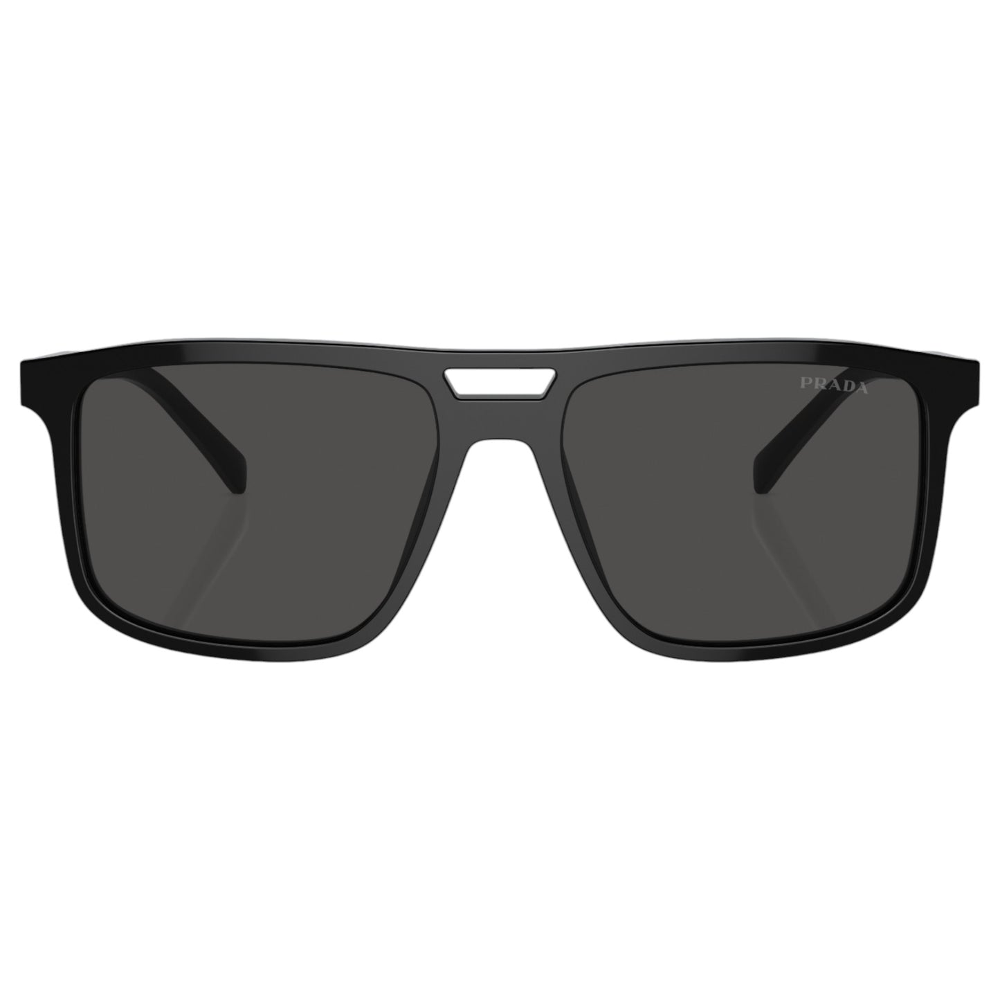 Mens Prada PRA22S Sunglasses Black/Dark Grey