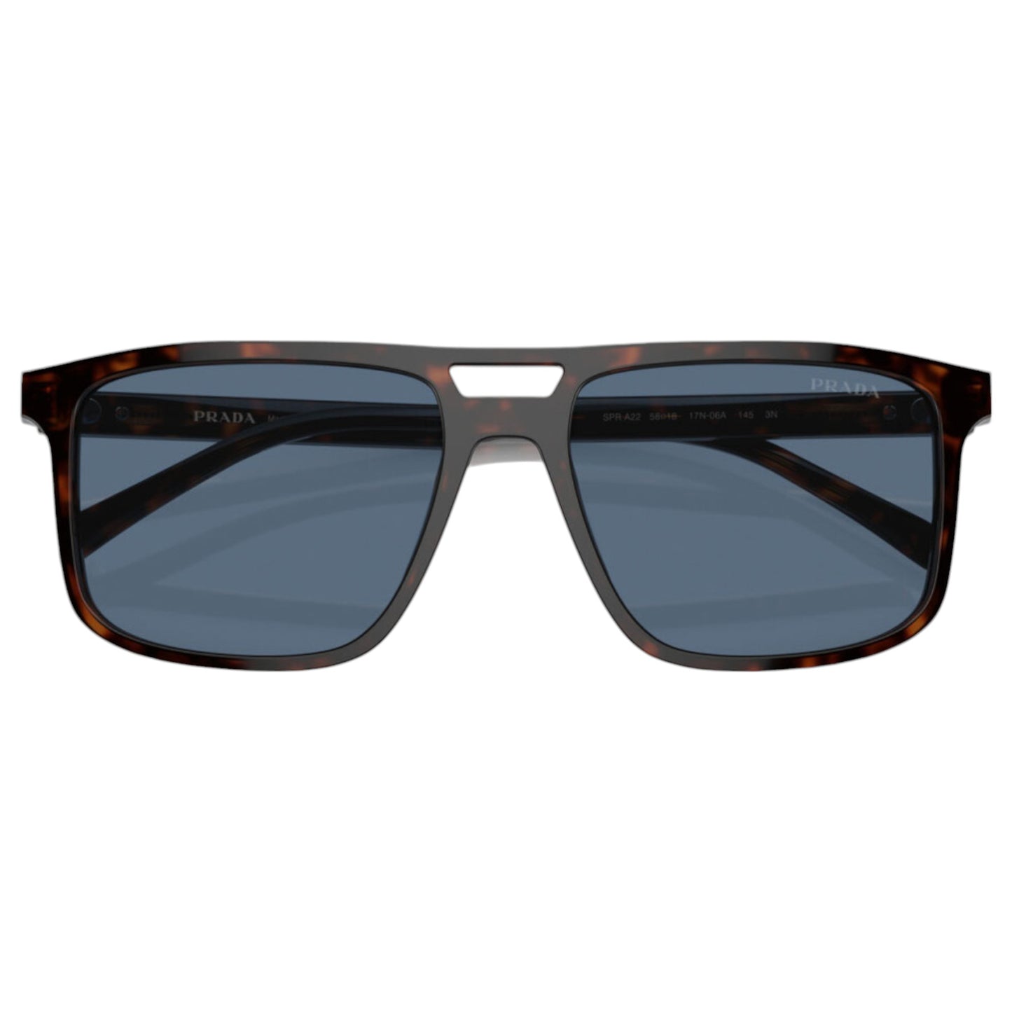 Mens Prada PRA22S Sunglasses Radica Tortoise/Dark Blue