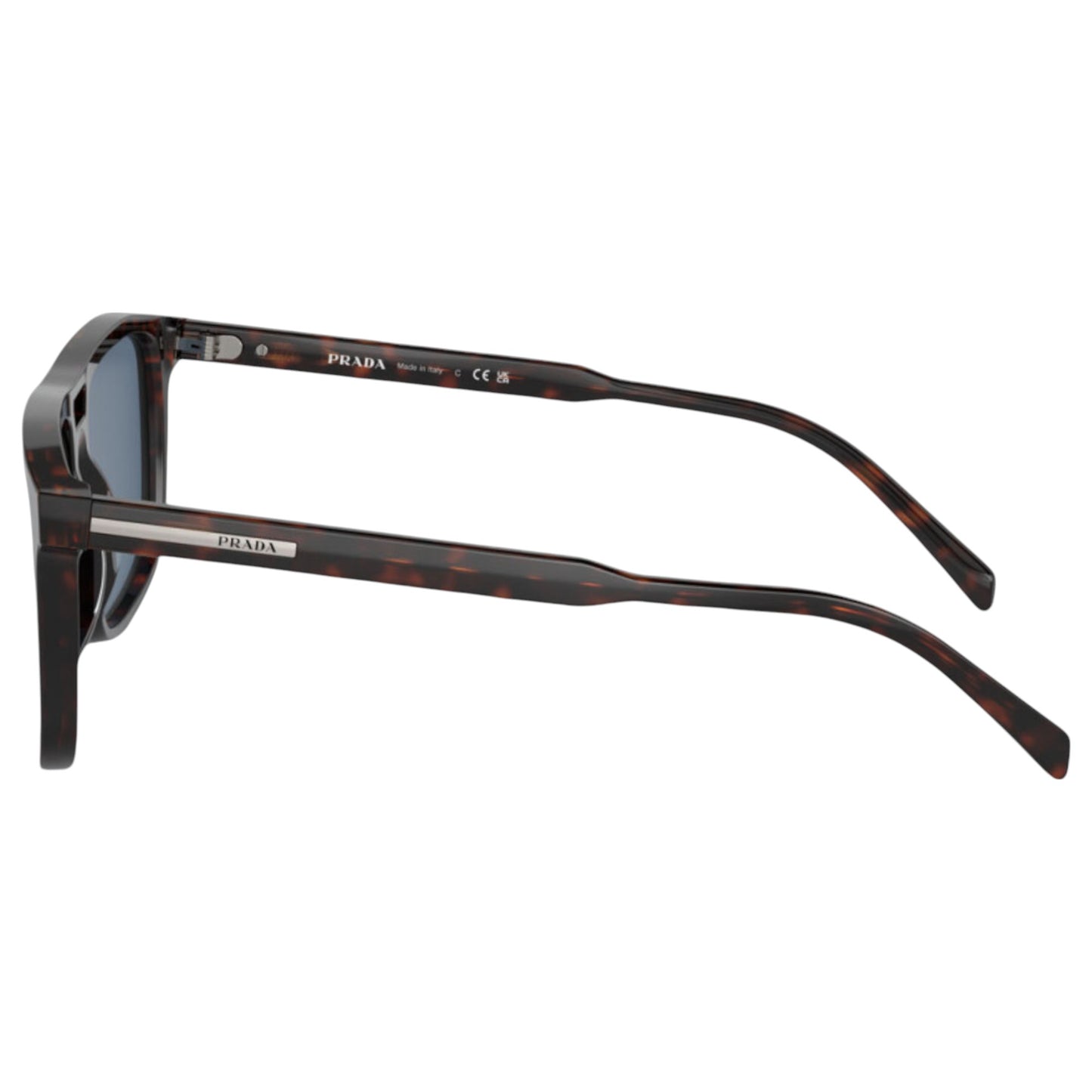 Mens Prada PRA22S Sunglasses Radica Tortoise/Dark Blue