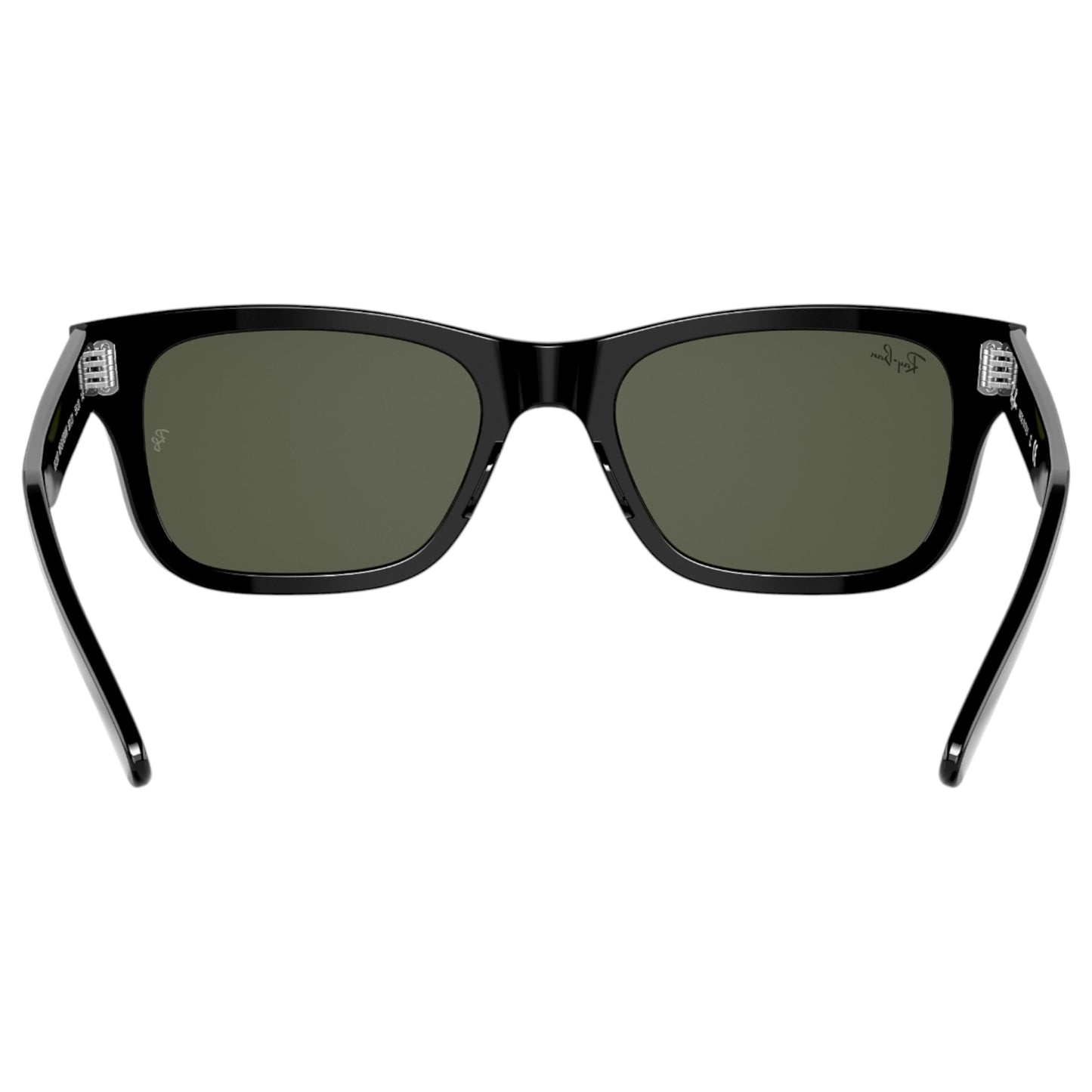 Mens Ray-Ban Burbank RB2283 Sunglasses Polished Black/ Green