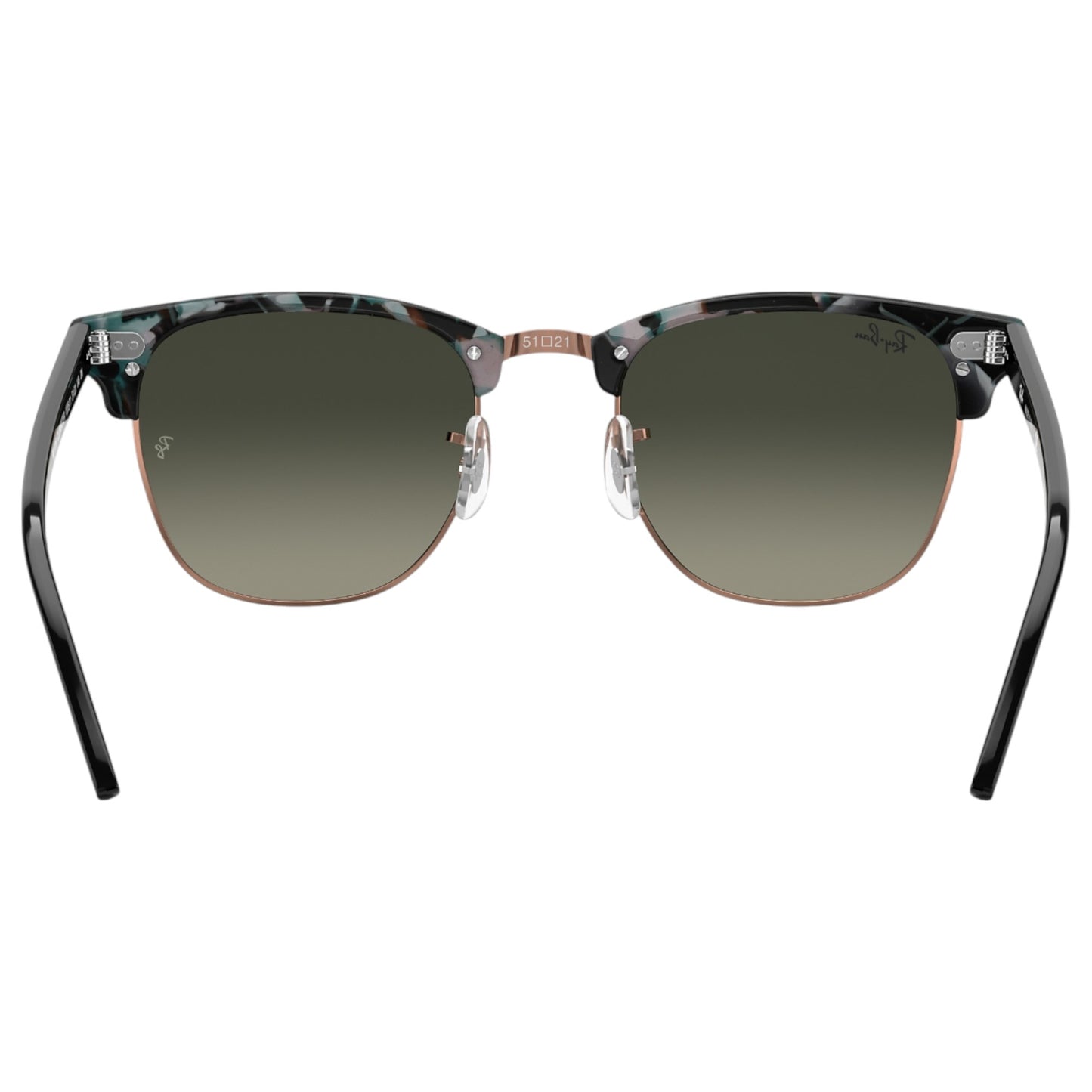 Mens Ray-Ban Clubmaster RB3016 Sunglasses Grey Green/ Grey Gradient