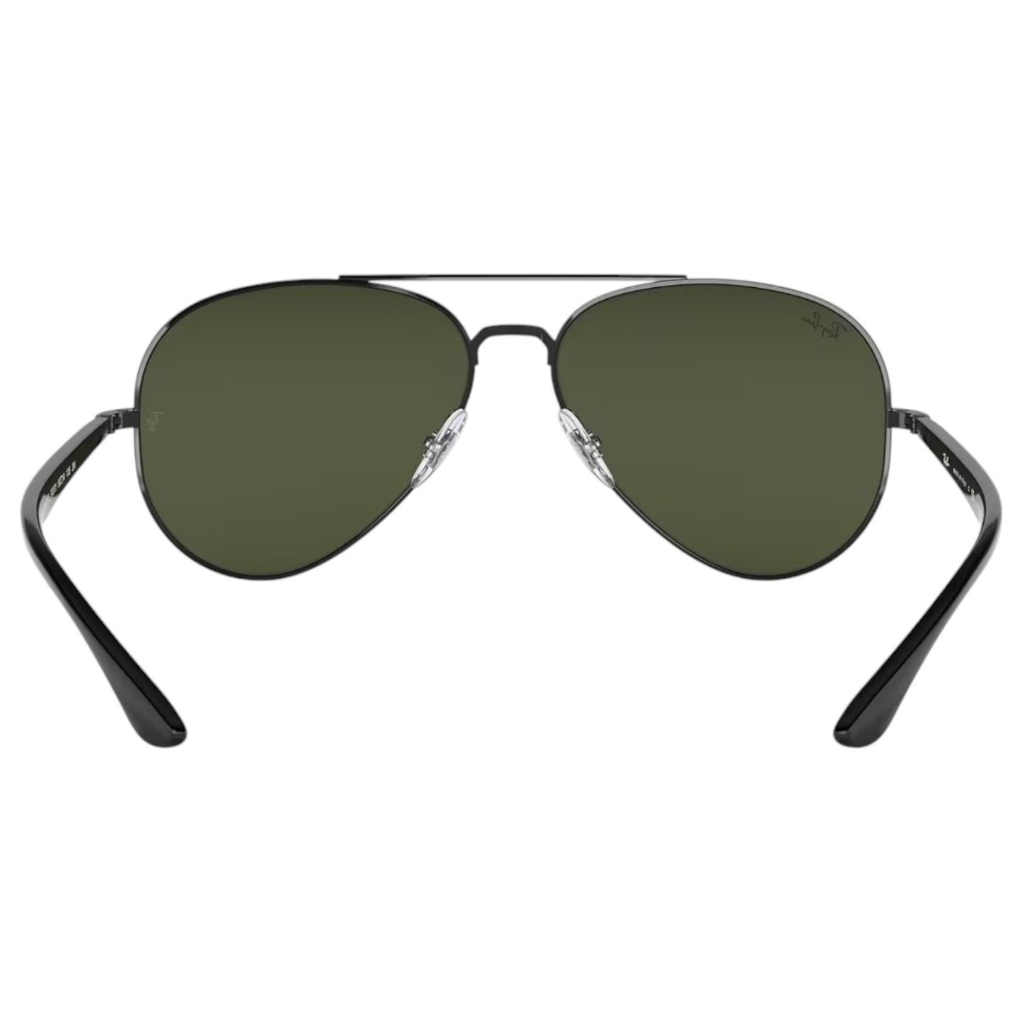 Mens Ray-Ban RB3675 Sunglasses Polished Black/ Green