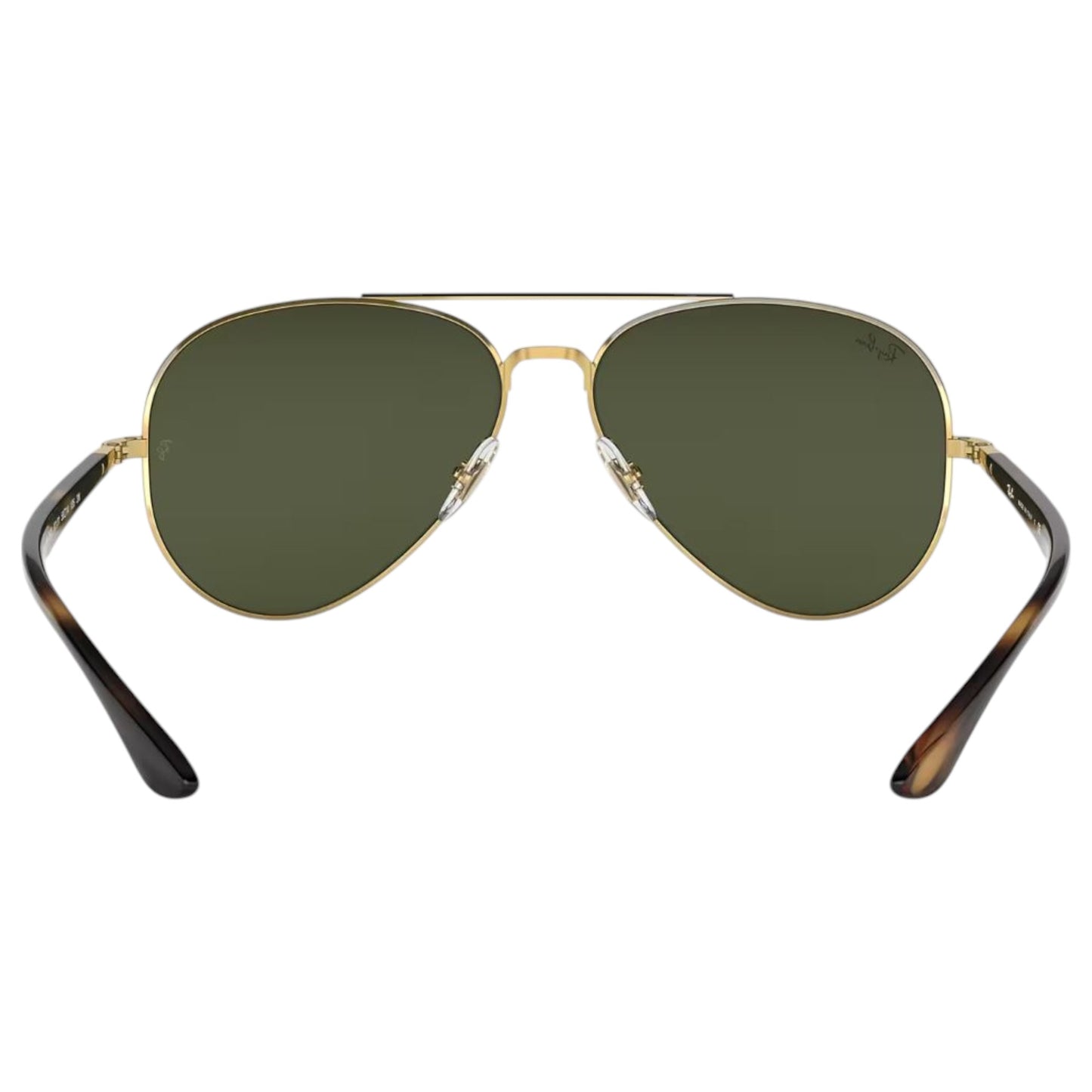 Mens Ray-Ban RB3675 Sunglasses Polished Gold/ Green