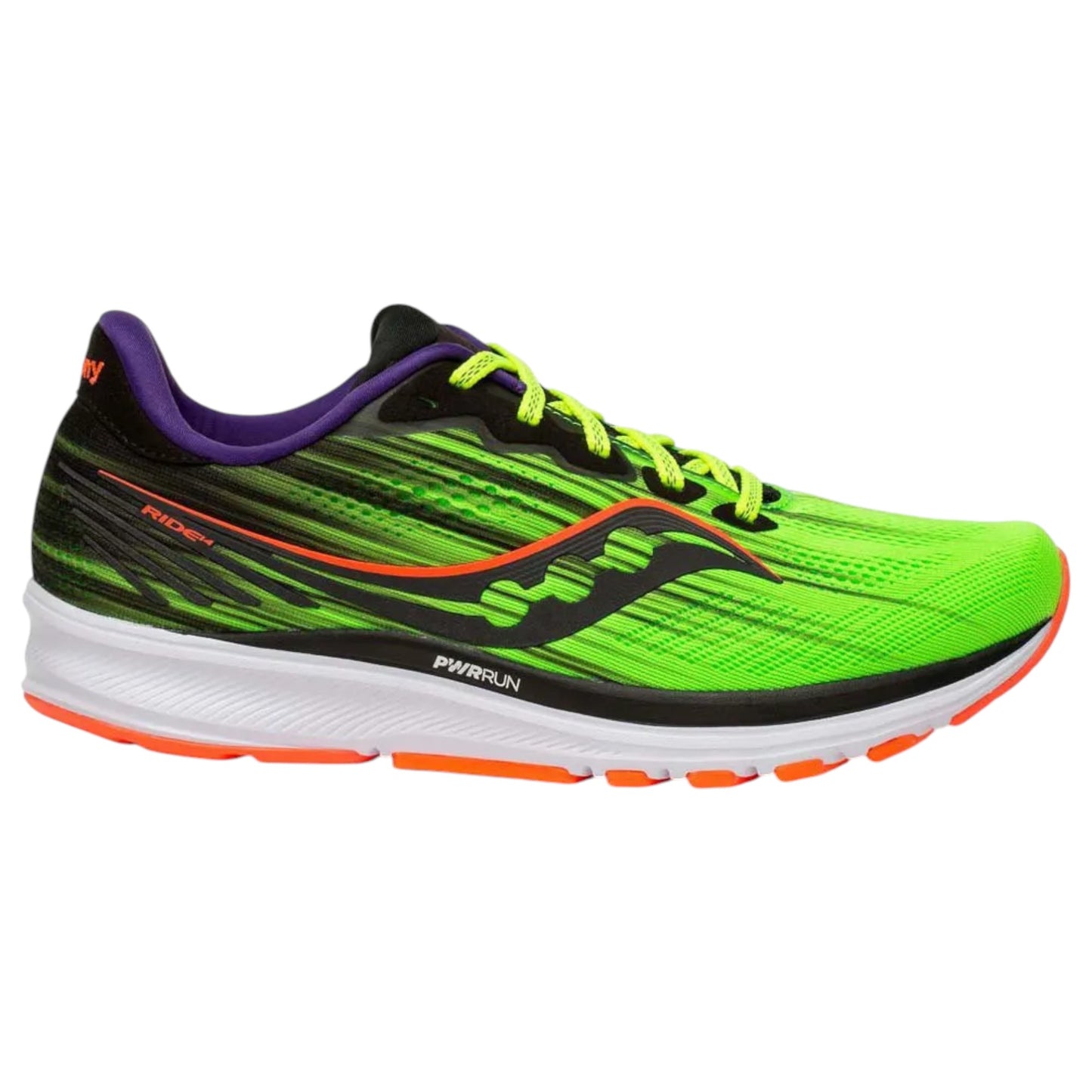 Mens Saucony Ride 14 Shoes Visi Pro