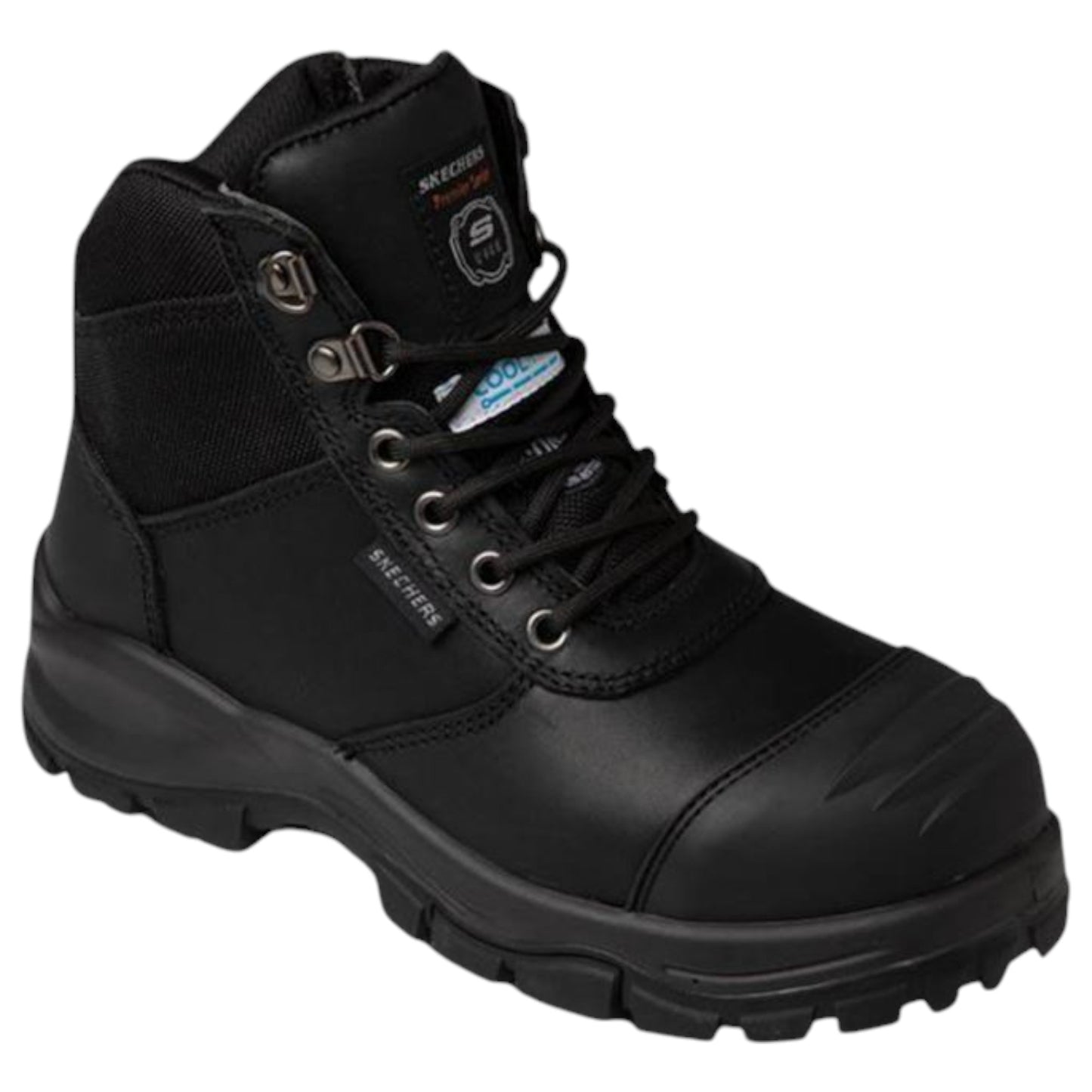 Mens Skechers Composite Toe Work Boot Boots Black