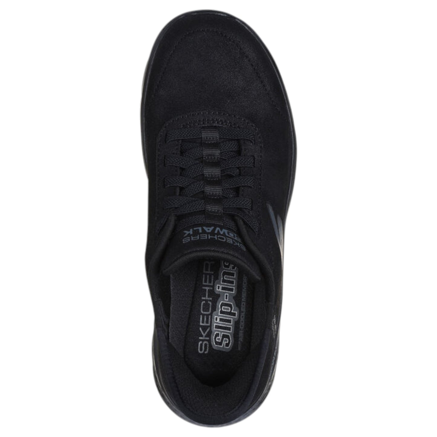 Mens Skechers Slip-ins: Go Walk Flex - Smooth Motion Shoes Black/Black