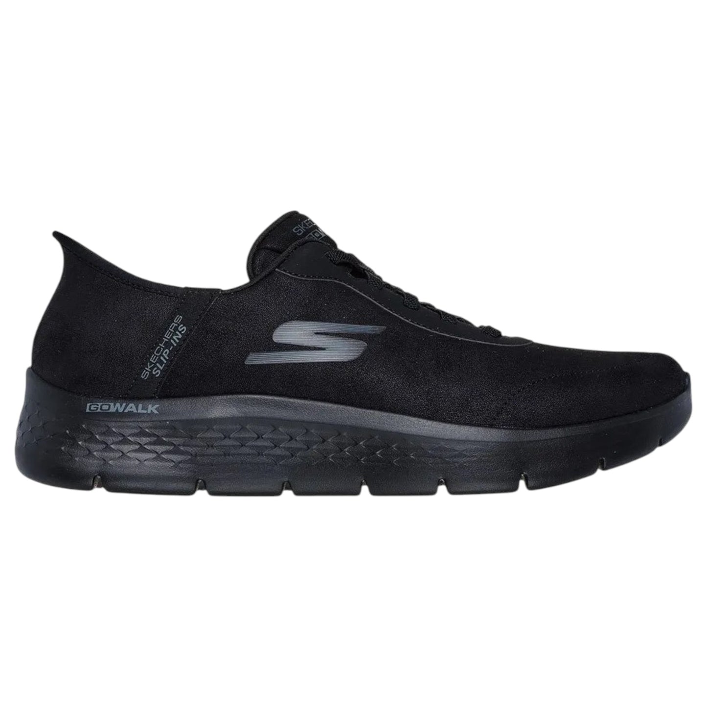 Mens Skechers Slip-ins: Go Walk Flex - Smooth Motion Shoes Black/Black
