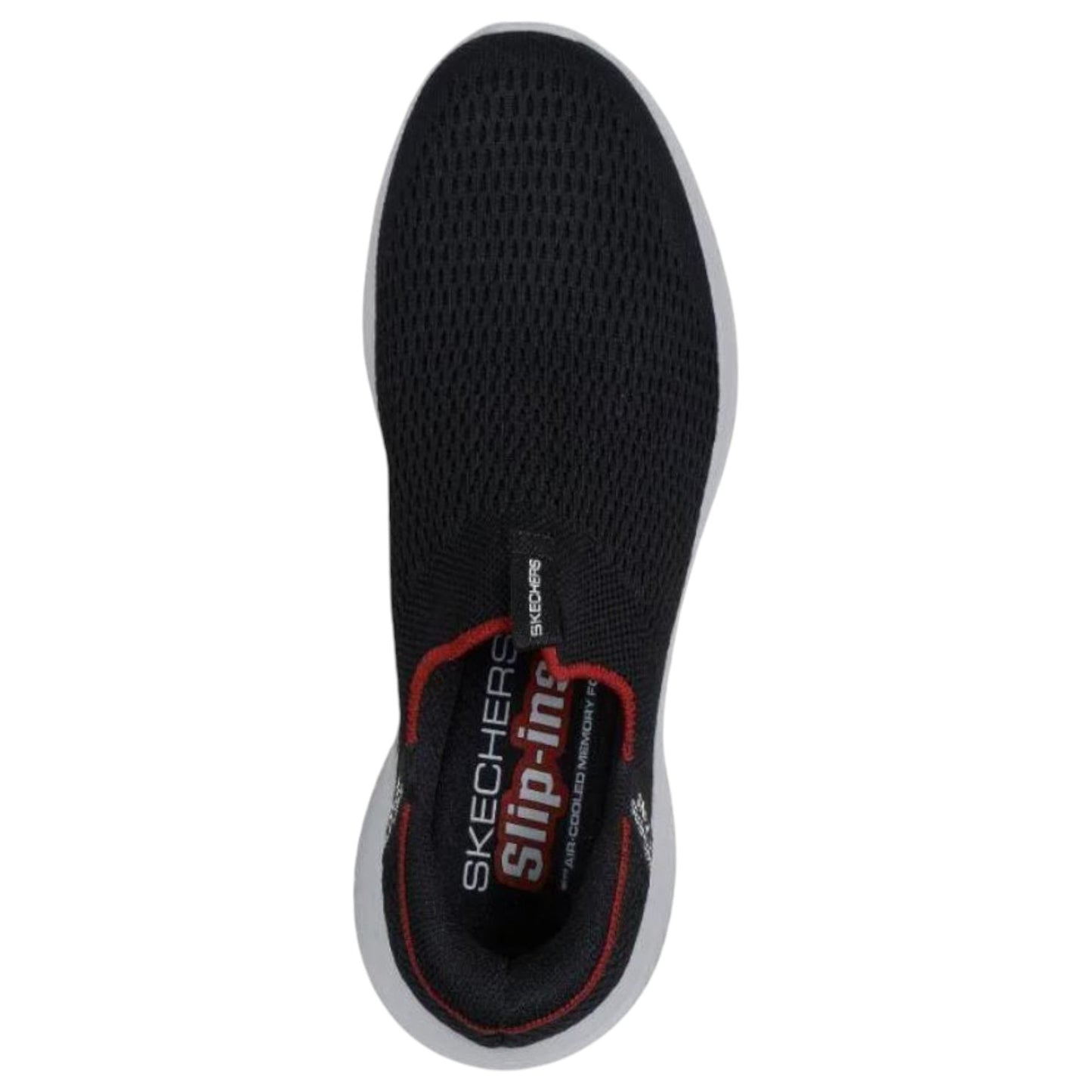 Mens Skechers Ultra Flex 3.0 - Smooth Rise Shoes Black/Red