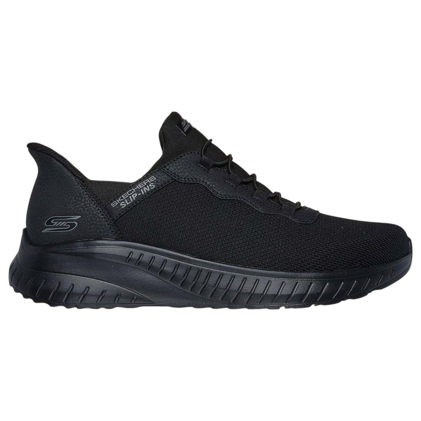 Mens Skechers Squad Chaos Slip Resistant - Stivig Shoes Black