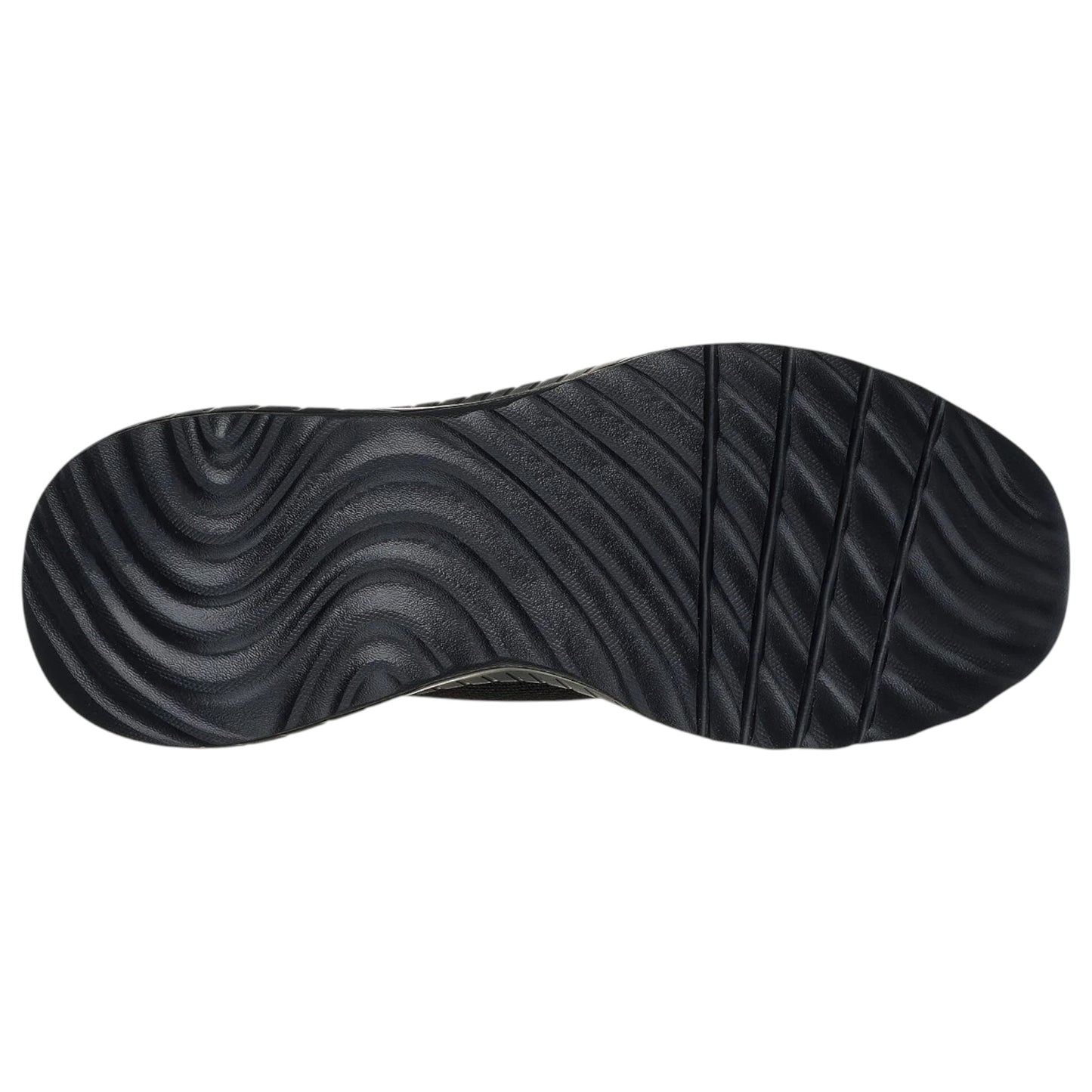Mens Skechers Squad Chaos Slip Resistant - Stivig Shoes Black