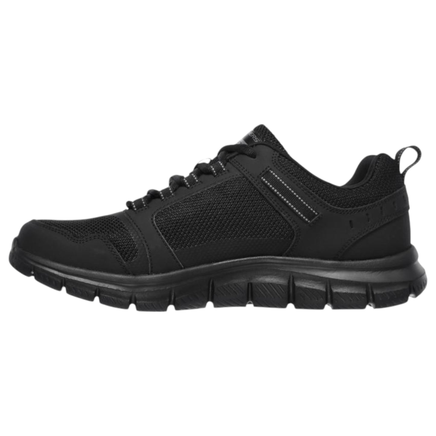 Mens Skechers Track- Knockhill Shoes Black/Black