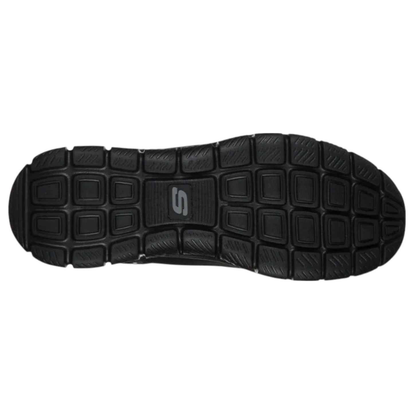 Mens Skechers Track- Knockhill Shoes Black/Black