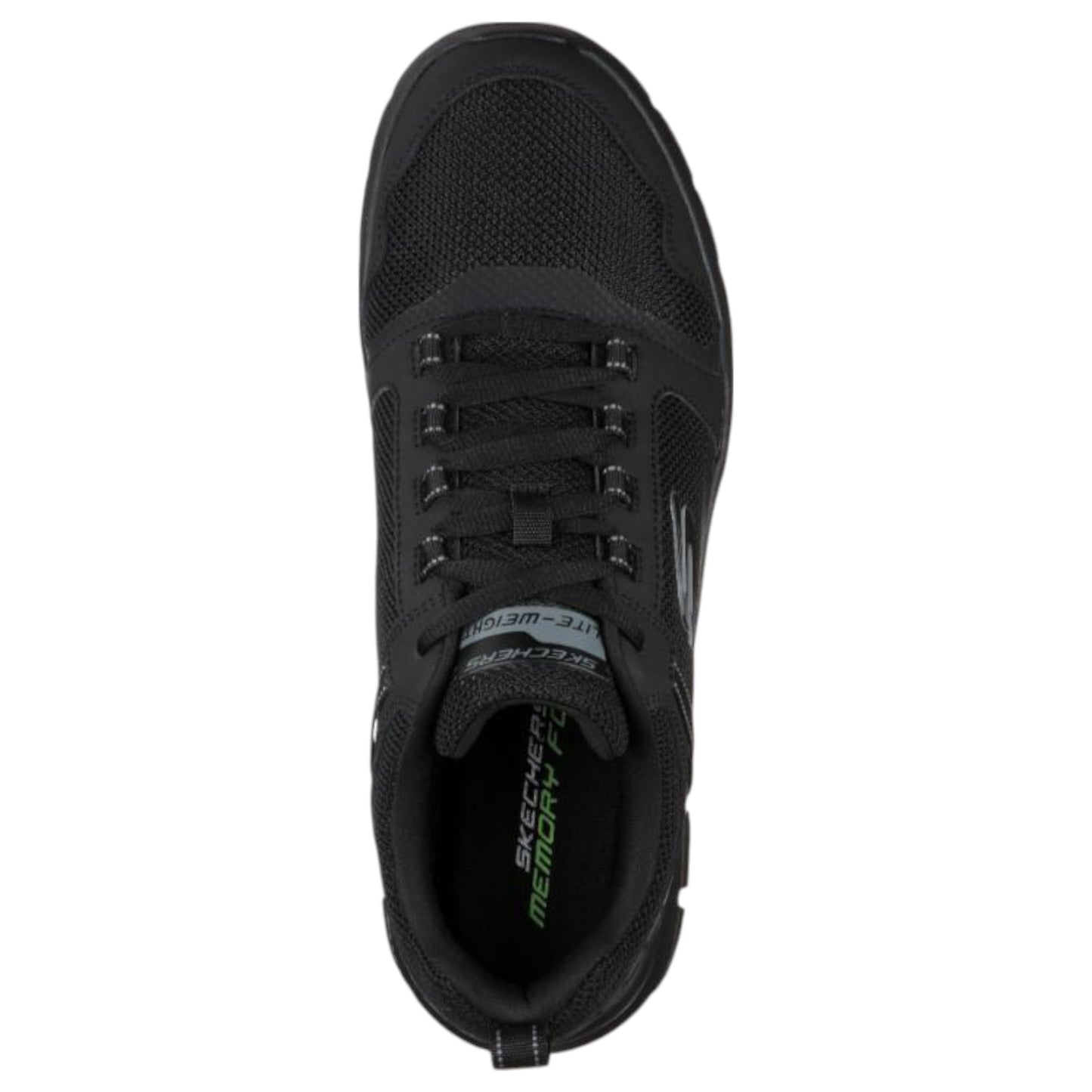 Mens Skechers Track- Knockhill Shoes Black/Black
