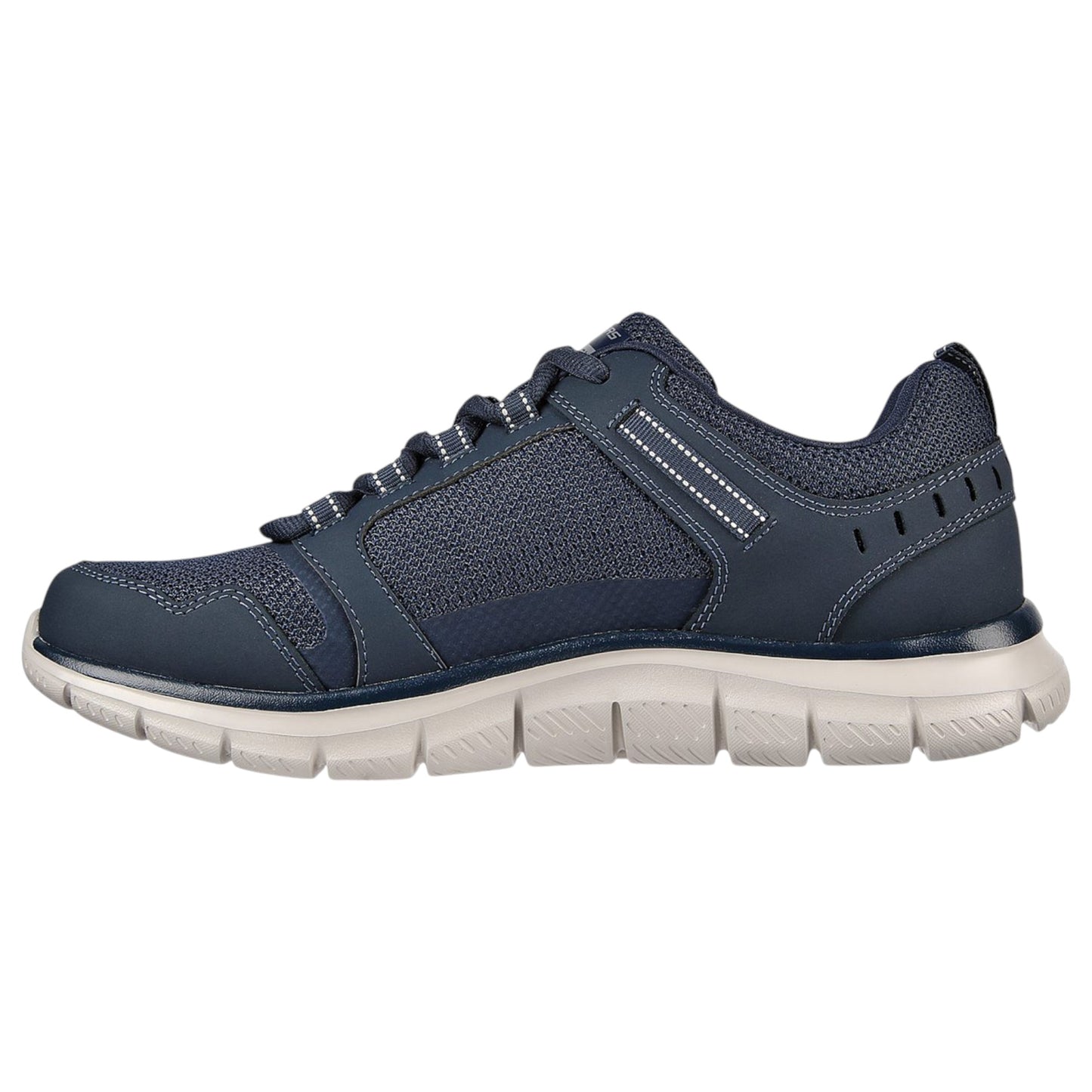 Mens Skechers Track- Knockhill Shoes Navy
